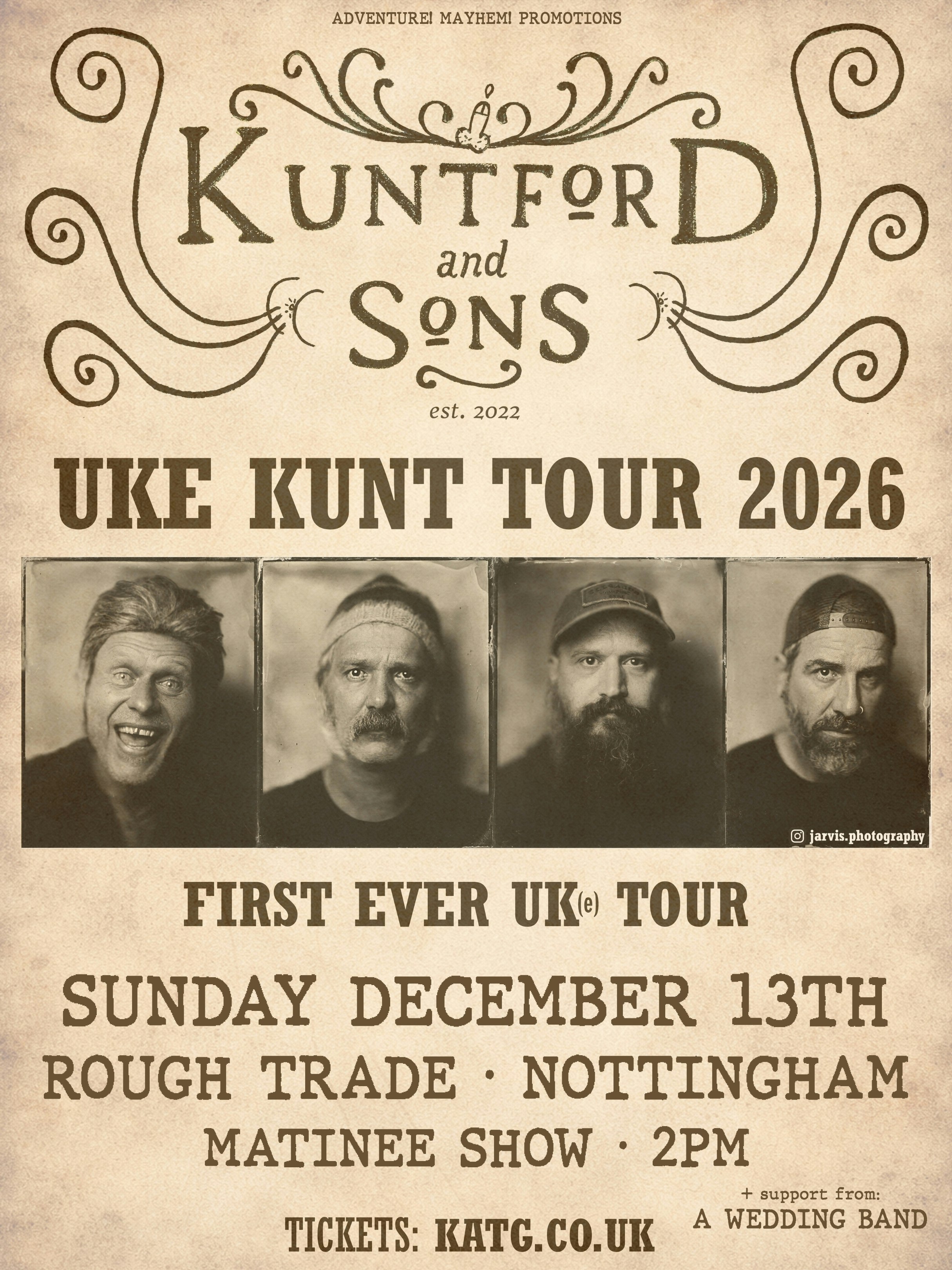 KUNTFORD AND SONS (Kunt and The Gang acoustic) at Rough Trade Nottingham, Nottingham