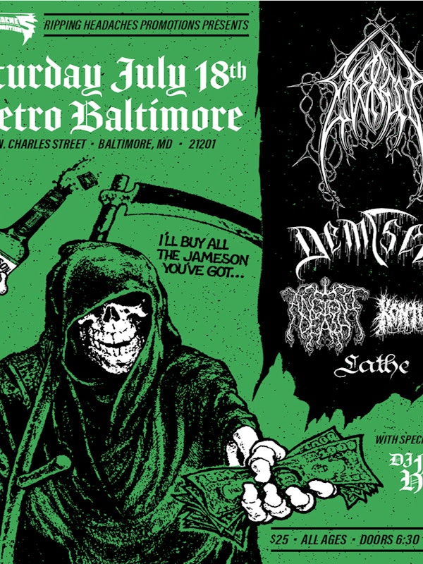 EVOKEN w/ Demiser, Ancient Death, Kontusion, Lathe and DJ Filth Hound