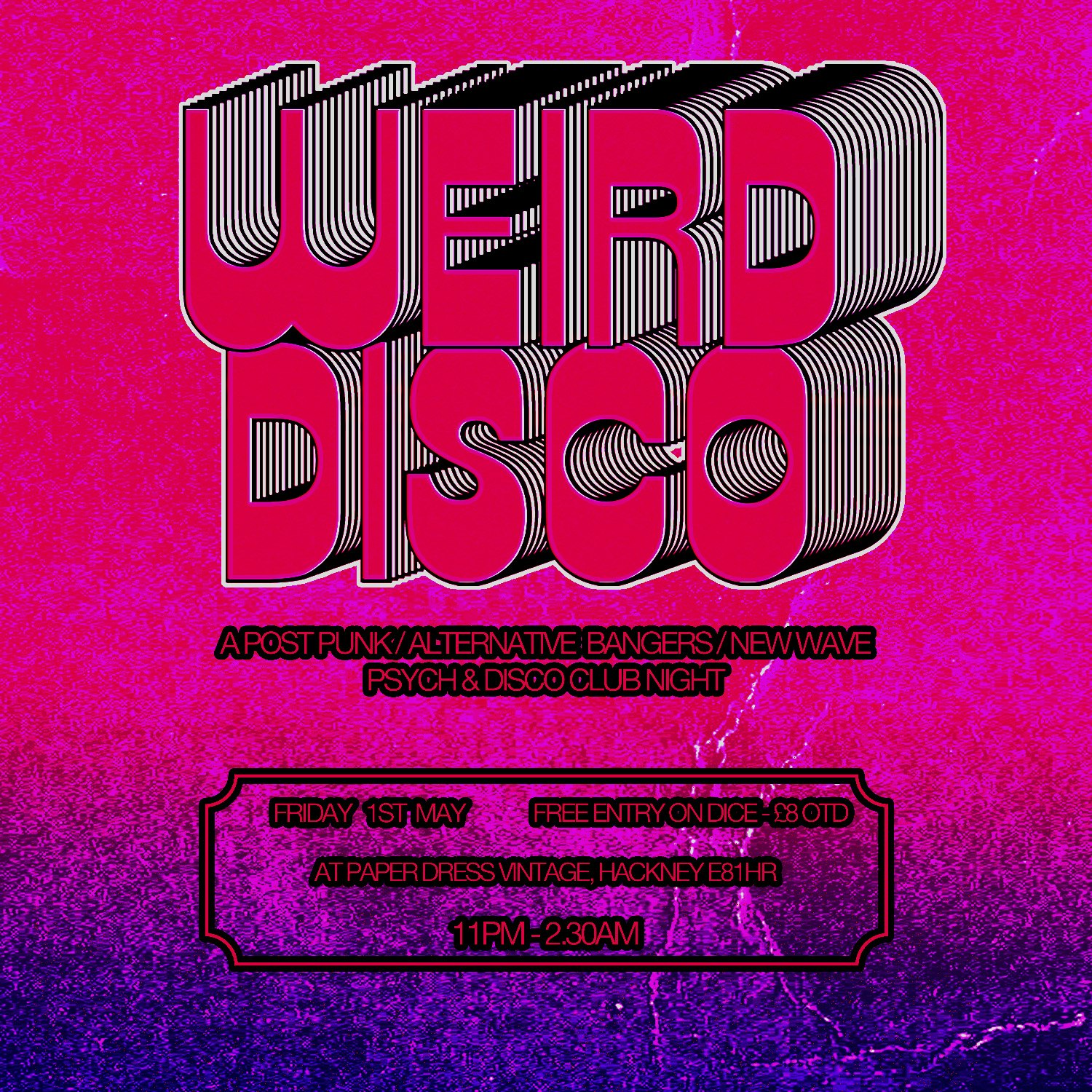 Weird Disco Club Night