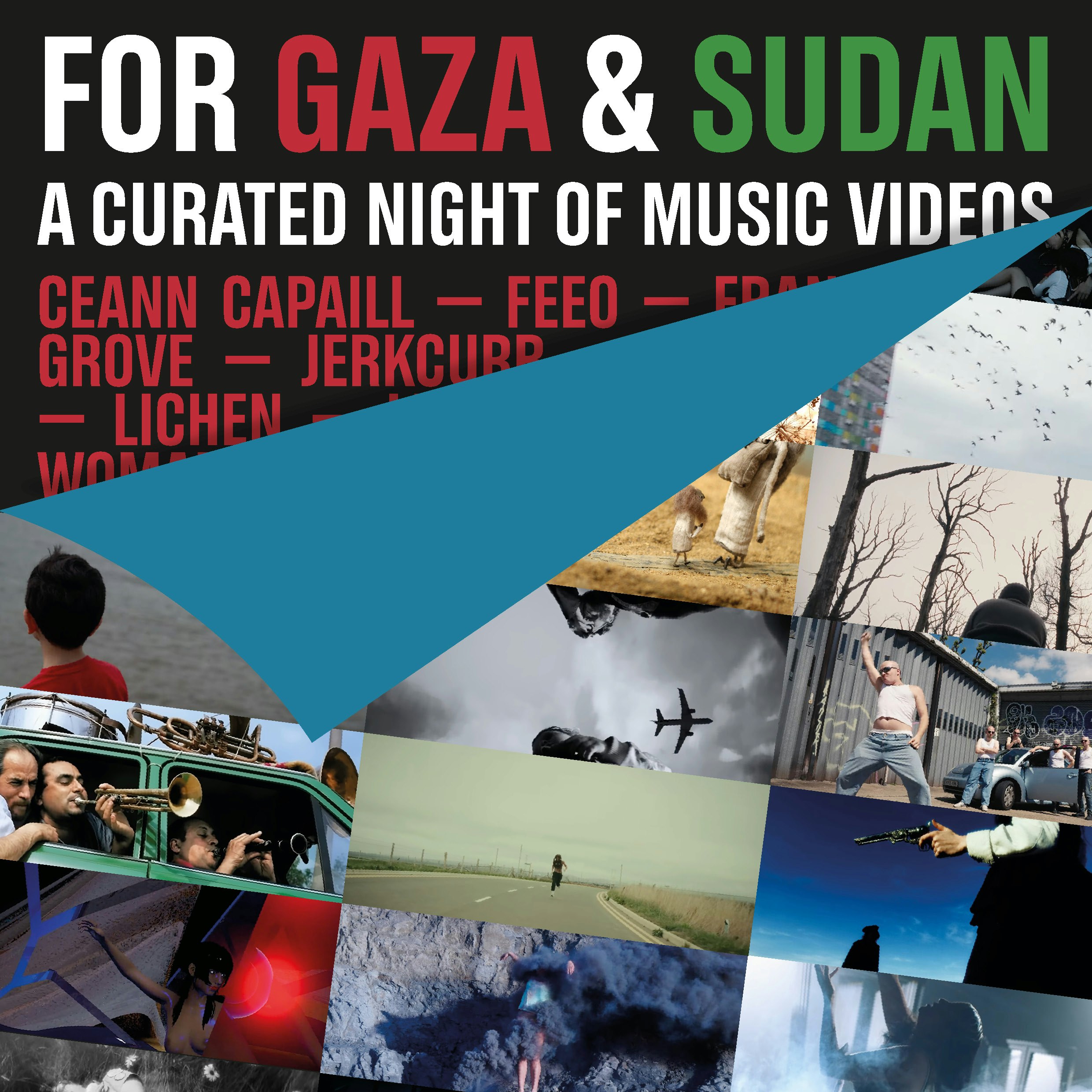  For Gaza & Sudan: A Curated Night of Music Videos