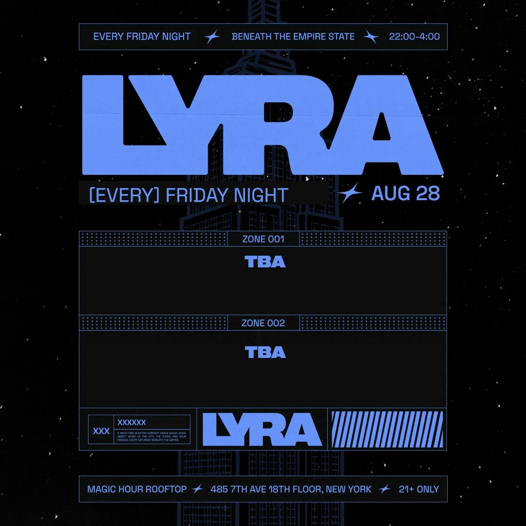 Lyra Rooftop Party - 08.28