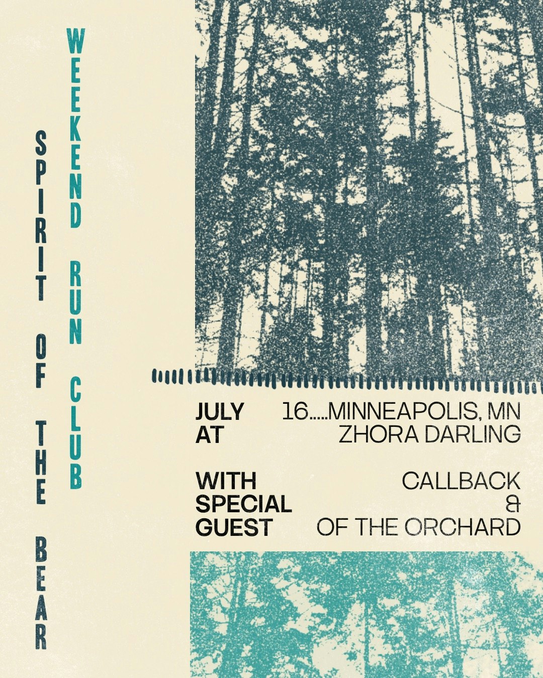 Spirit of the Bear (OH) & The Weekend Run Club (CHI) w/Callback