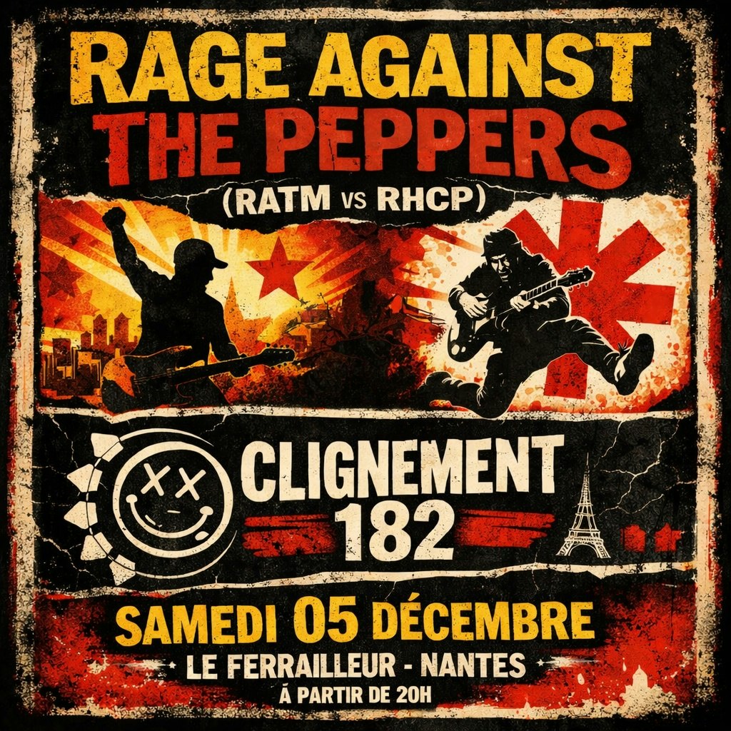 RAGE AGAINST THE PEPPERS + CLIGNEMENT 182