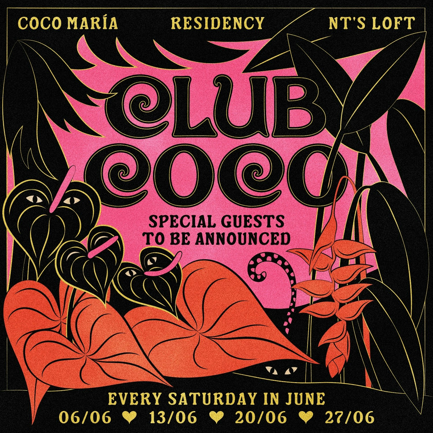 Club Coco Residency with Coco María - Four Saturdays in June