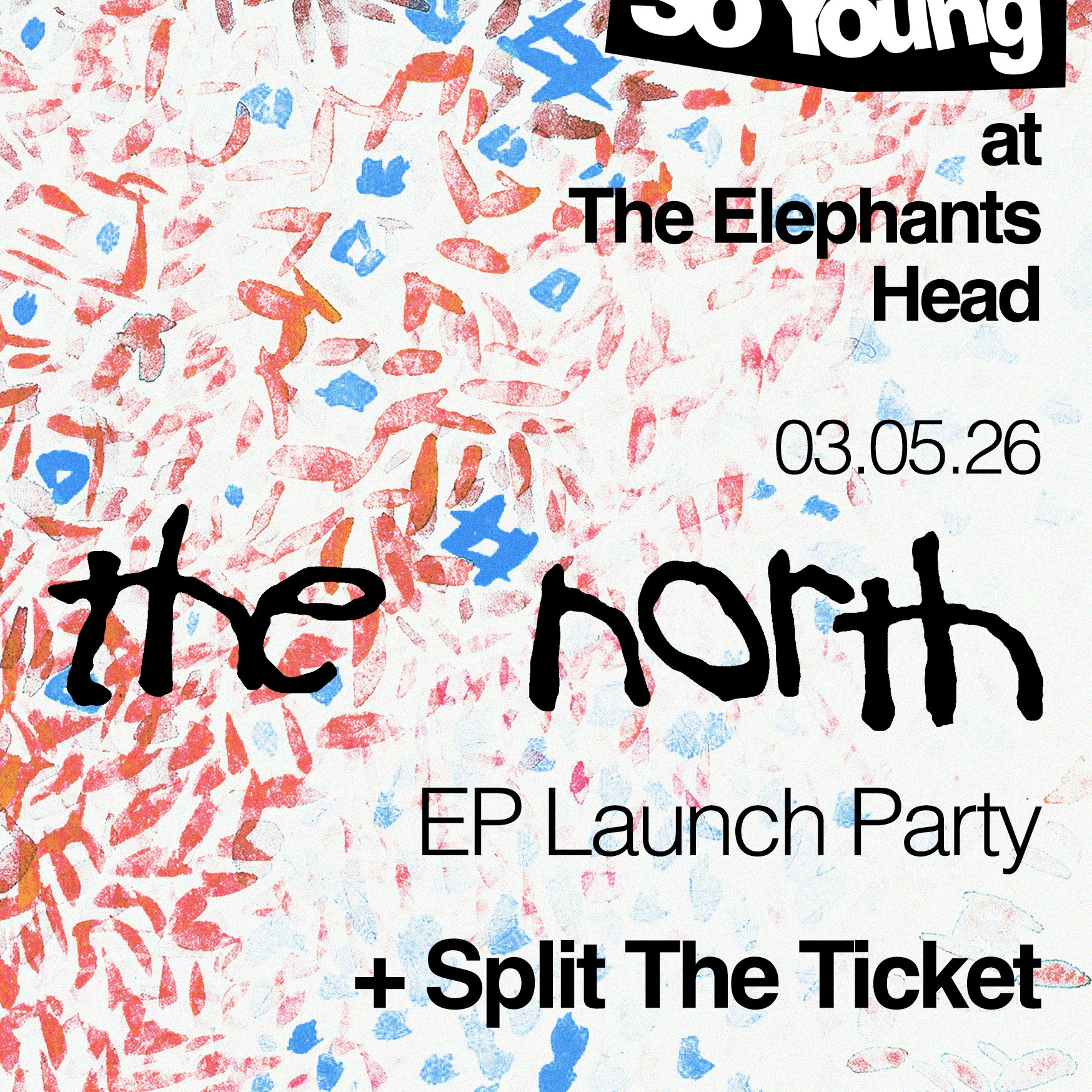 So Young at The Elephants Head: the north EP Launch + Split The Ticket