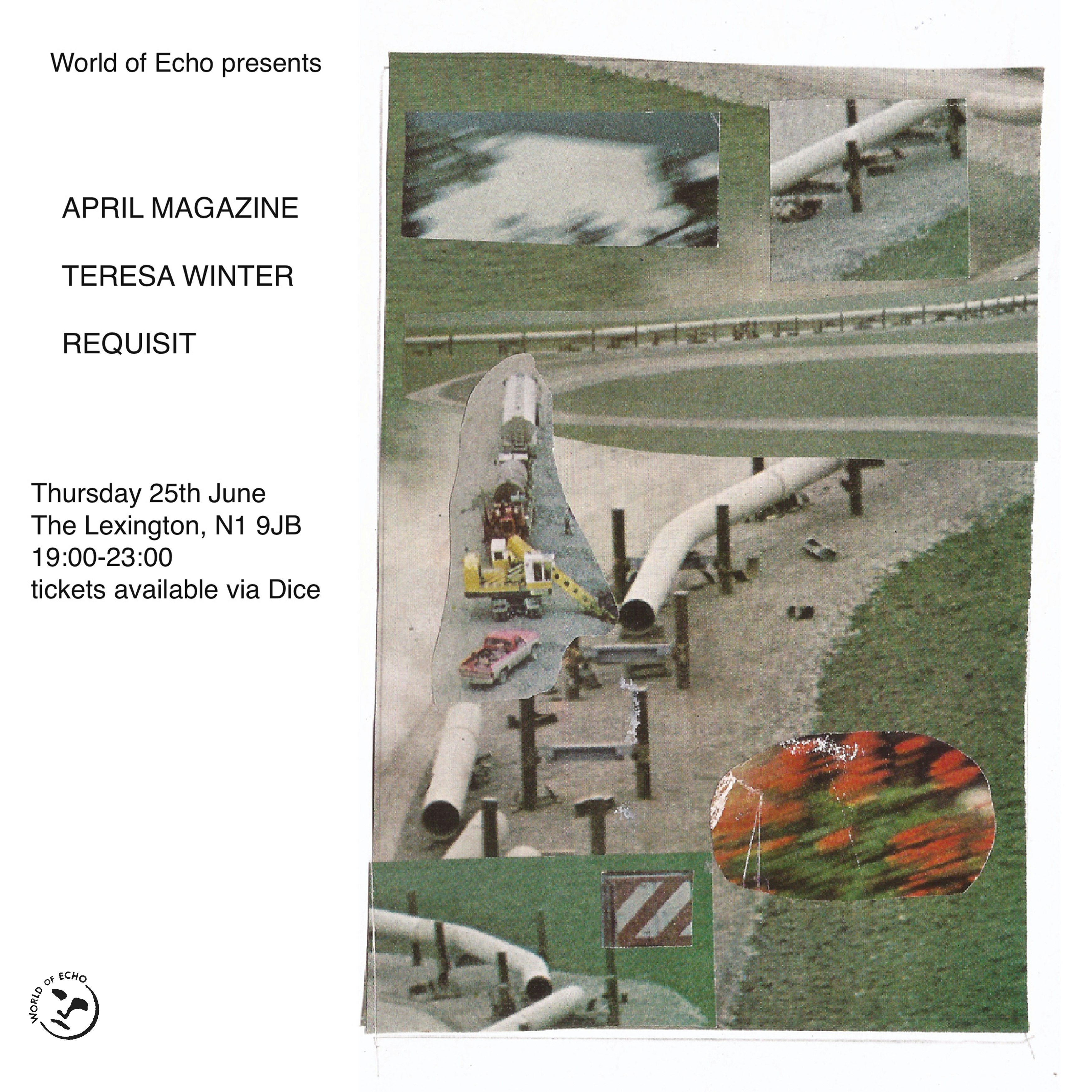 World of Echo presents... April Magazine, Teresa Winter & Requisit
