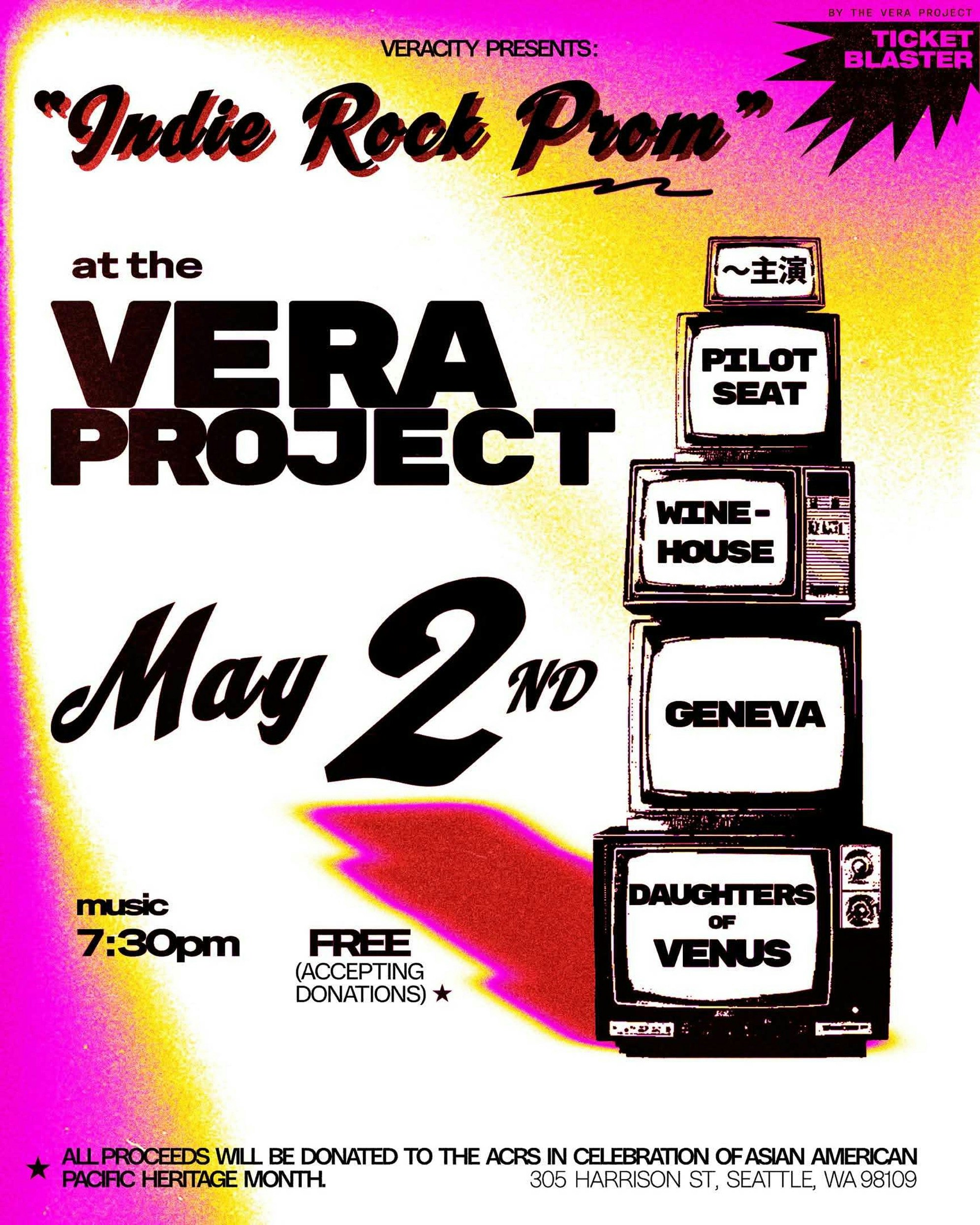 Indie Rock Prom ft. Daughters of Venus & more Tickets | Free | May 2 ...