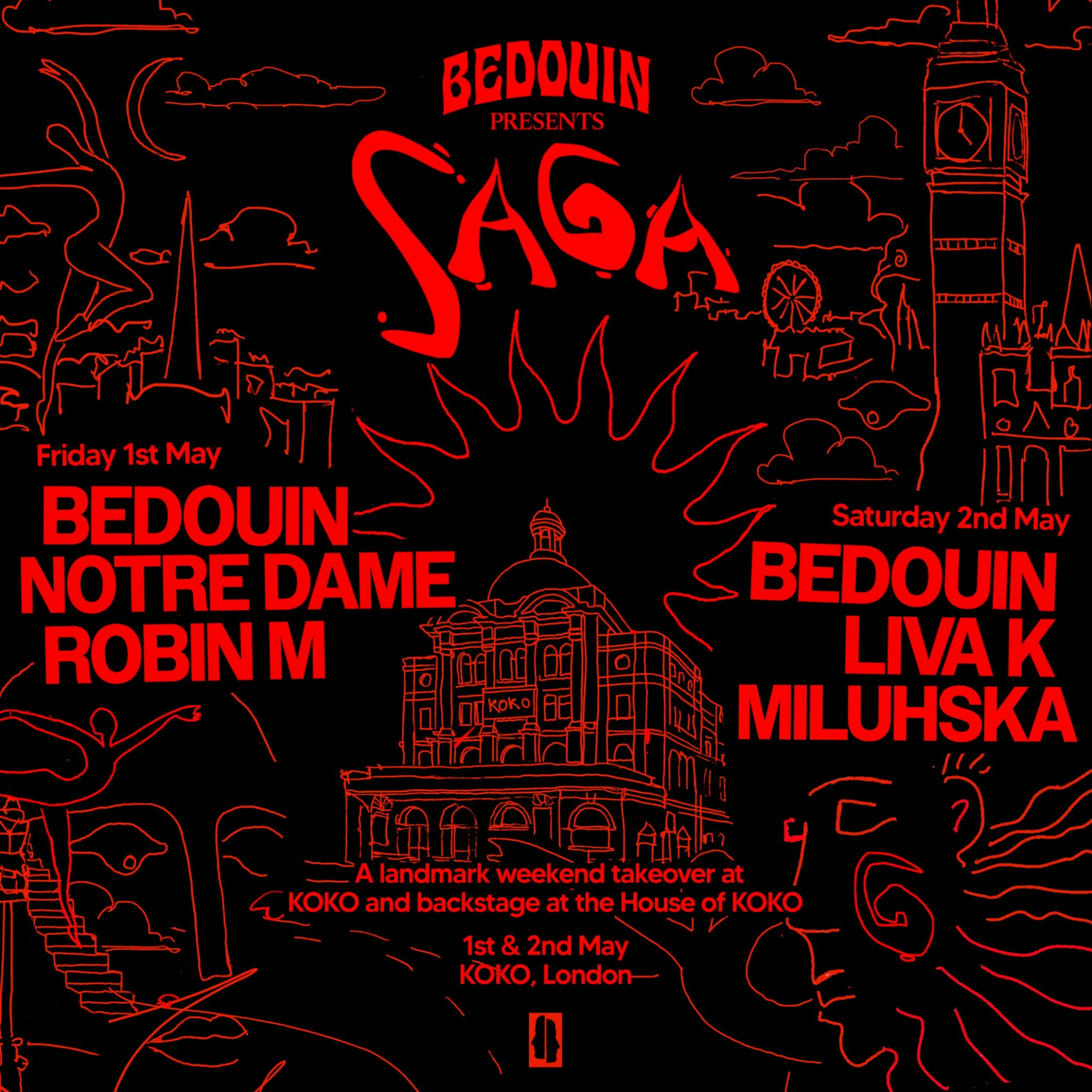 Bedouin Presents SAGA: A full KOKO Takeover
