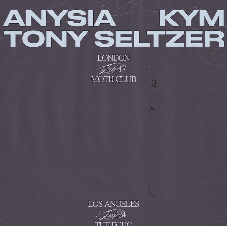 Anysia Kym + Tony Seltzer (Live)