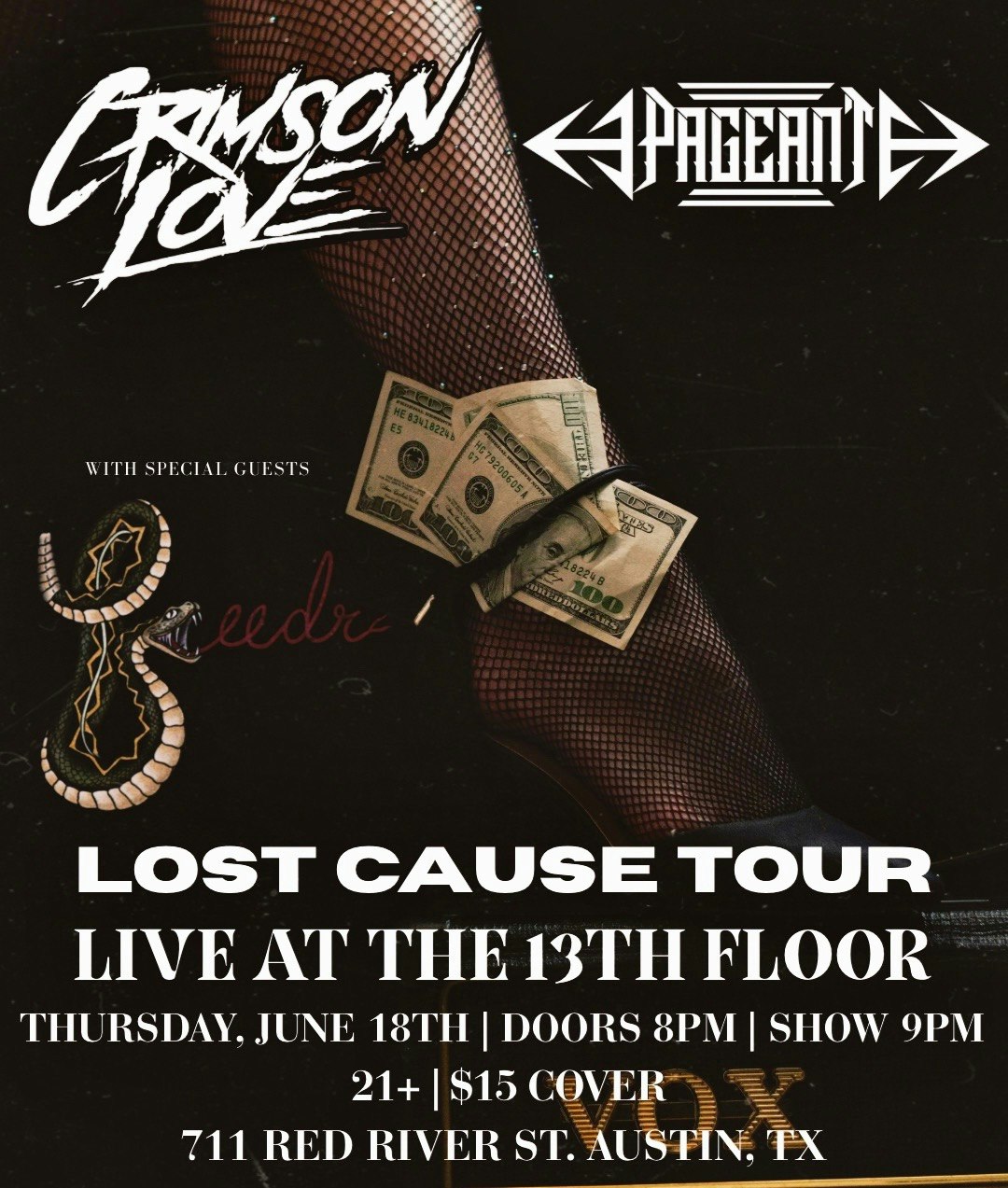 PAGEANT W/ CRIMSON LOVE AND FEEDR