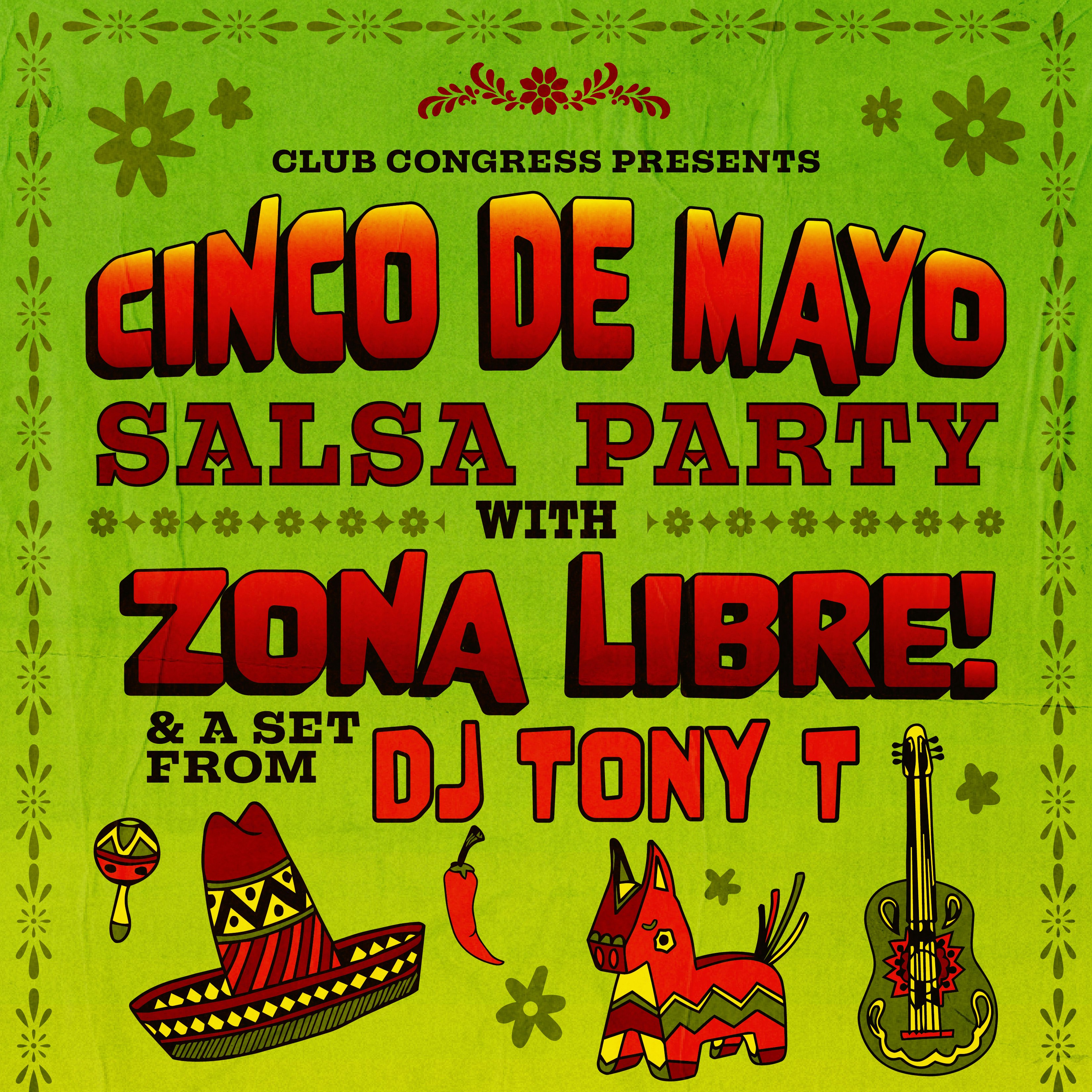 Cinco De Mayo Salsa Party featuring Zona Libre Band