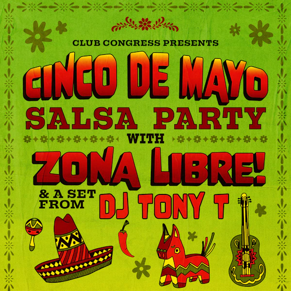 Cinco De Mayo Salsa Party featuring Zona Libre Band