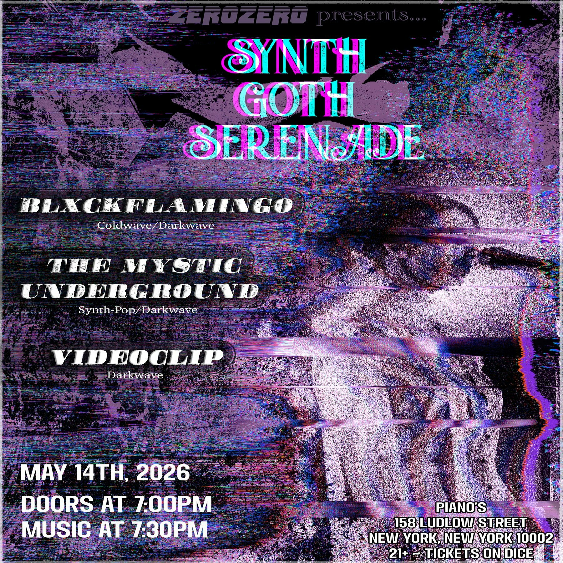 邦楽 The lautrec automod gism goth ZEROZERO Presents: Synth Goth Serenade w/ BLXCKFLAMINGO • THE