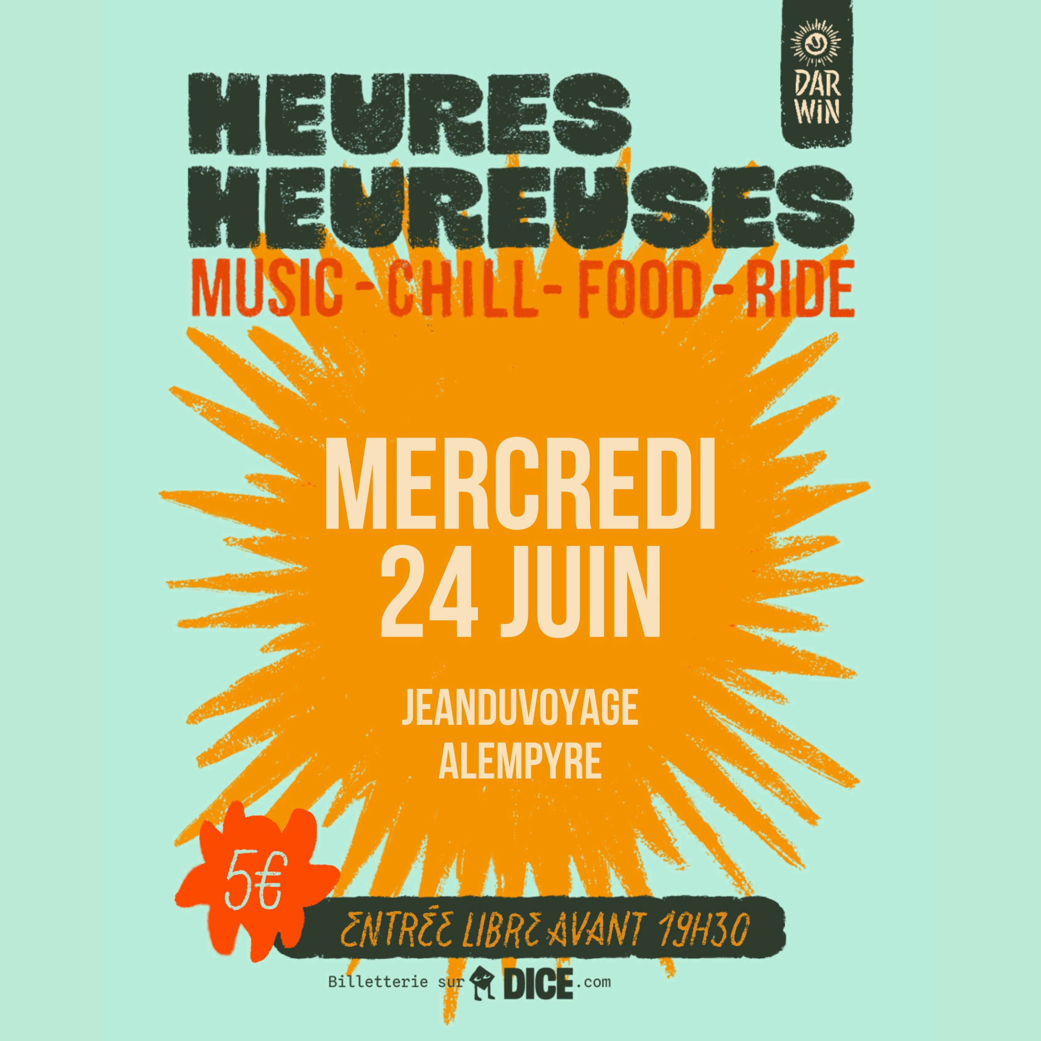 Heures Heureuses // Jean Du Voyage, Alempyre // 24/06