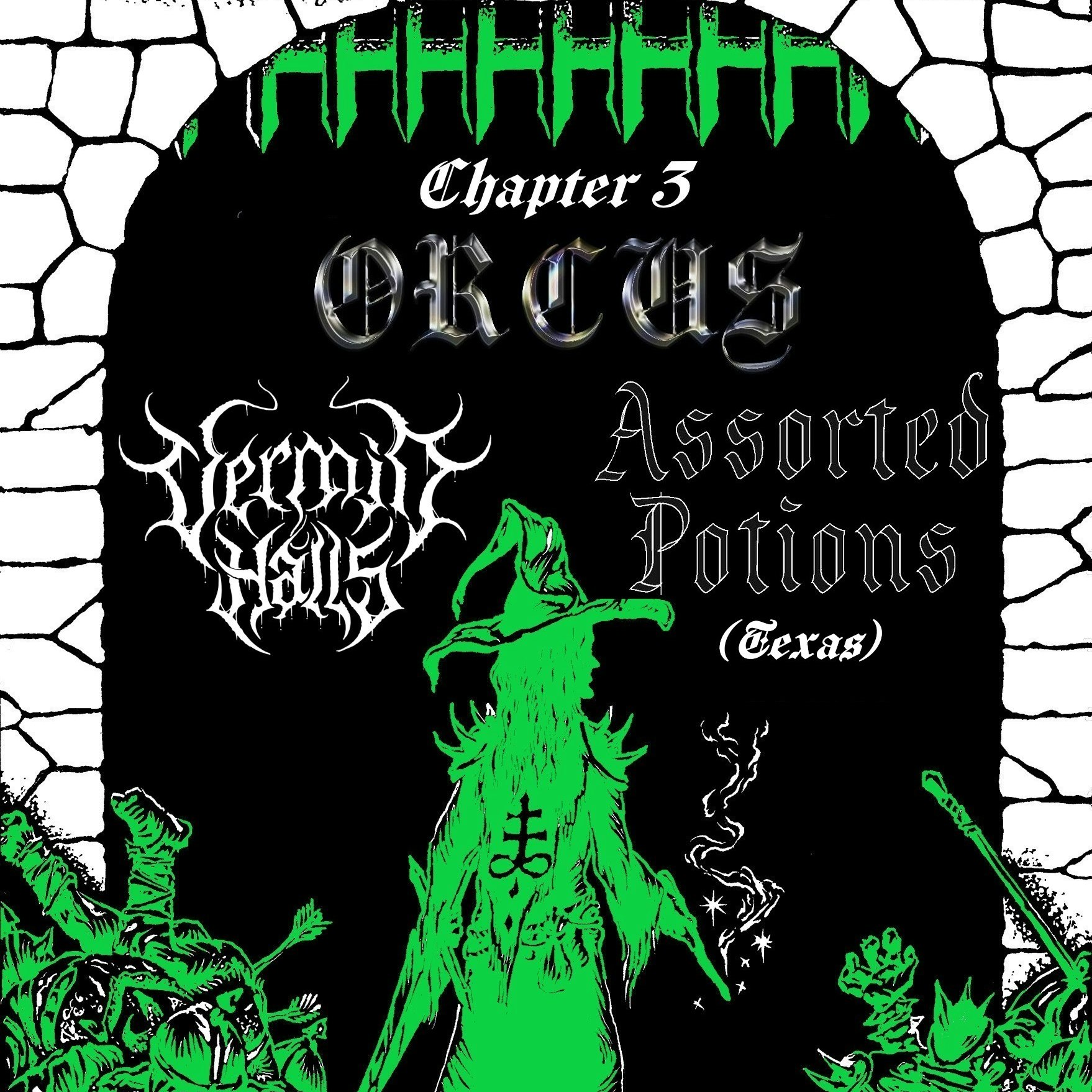 Orcus + Assorted Potions + Vermin Halls