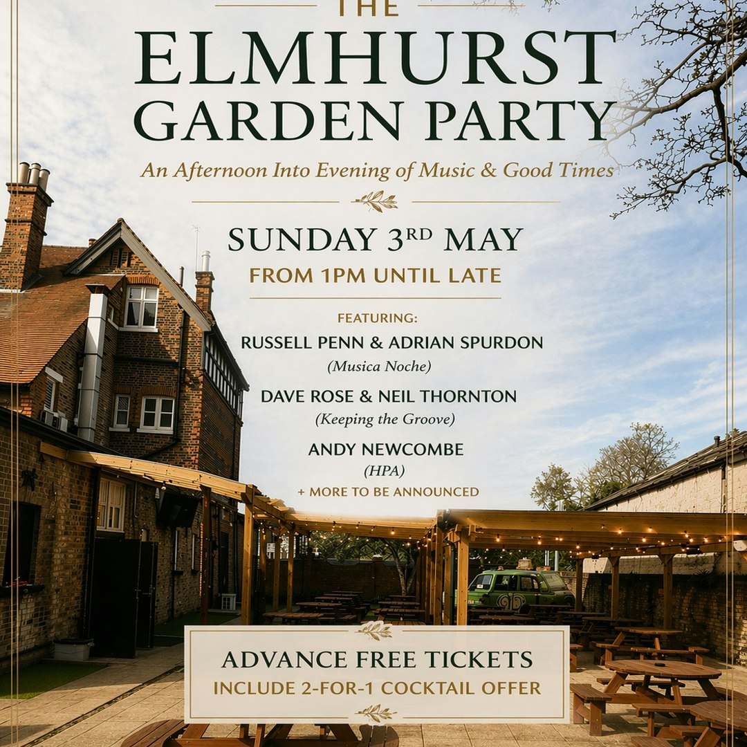 The Elmhurst free bank holiday 'Garden Party'