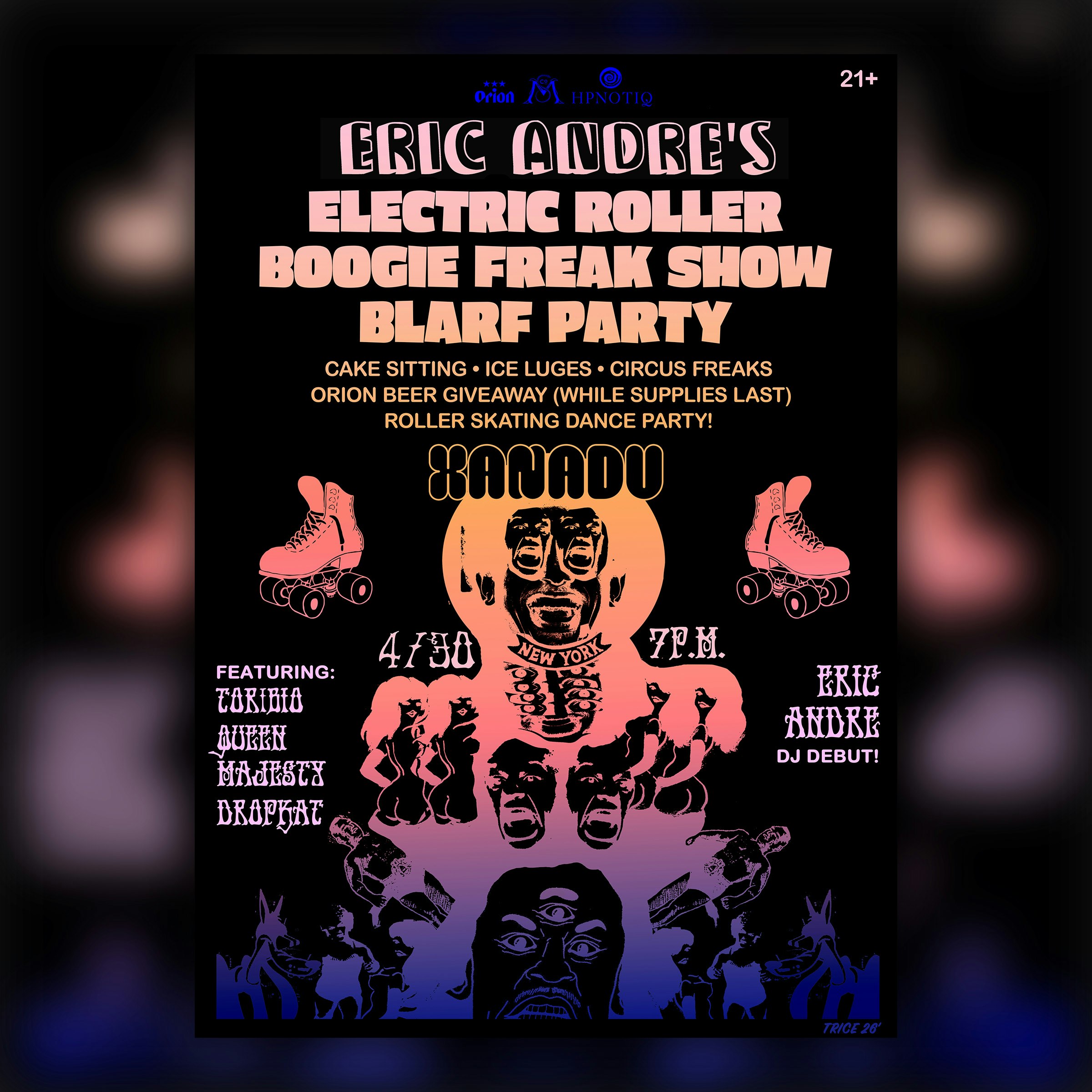 Eric Andre’s Electric Roller Boogie Freak Show & BLARF PARTY (skate + club)