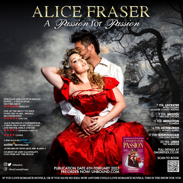 Alice Fraser - A Passion For Passion at The Bill Murray - Angel Comedy Club