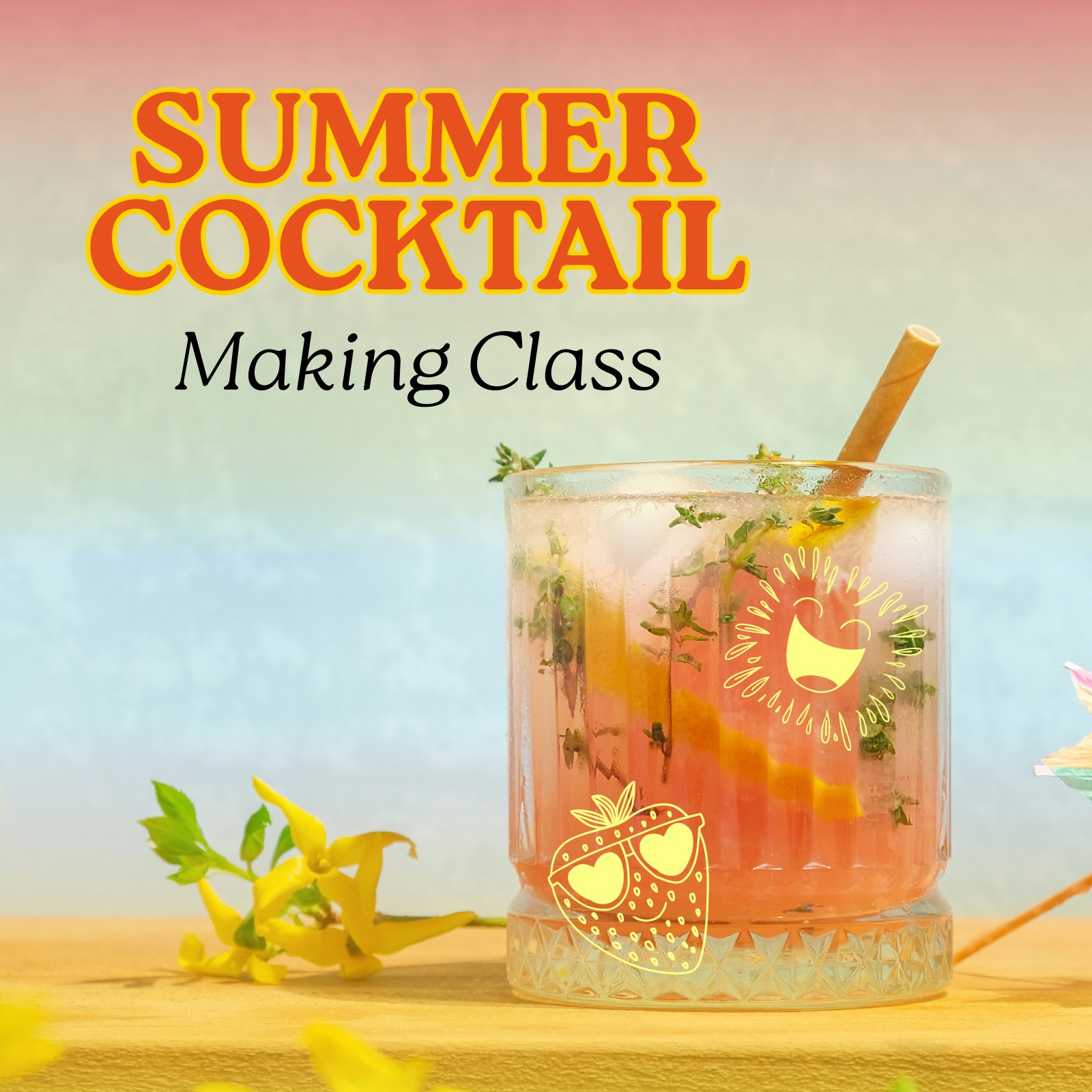 Summer Cocktail Making Workshop