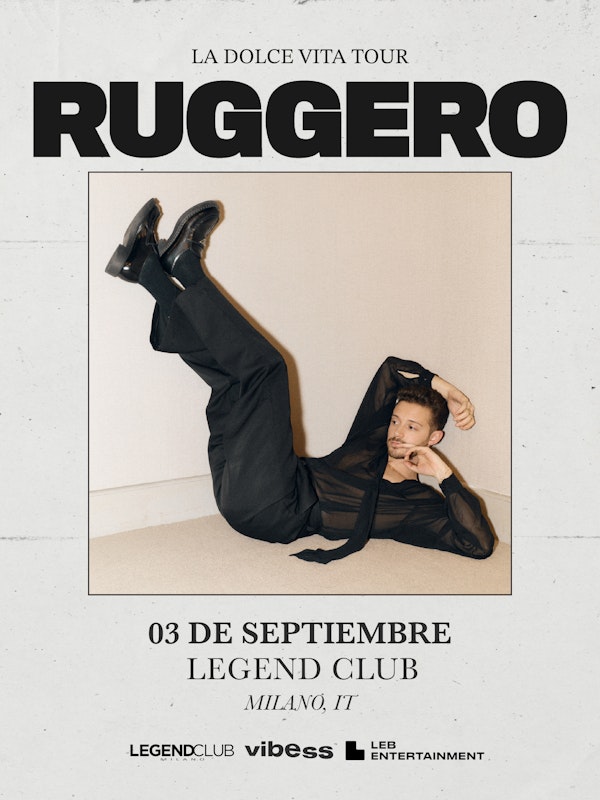 RUGGERO - LA DOLCE VITA TOUR