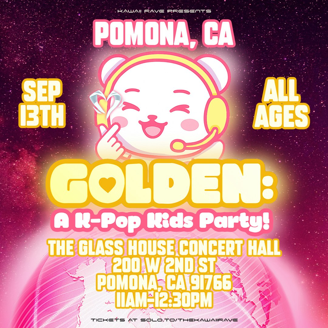 GOLDEN: A K-Pop Kids Party! @ The Glass House Tickets | From GOLDEN: A K-Pop Kids Party! @ The Glass House Tickets | From