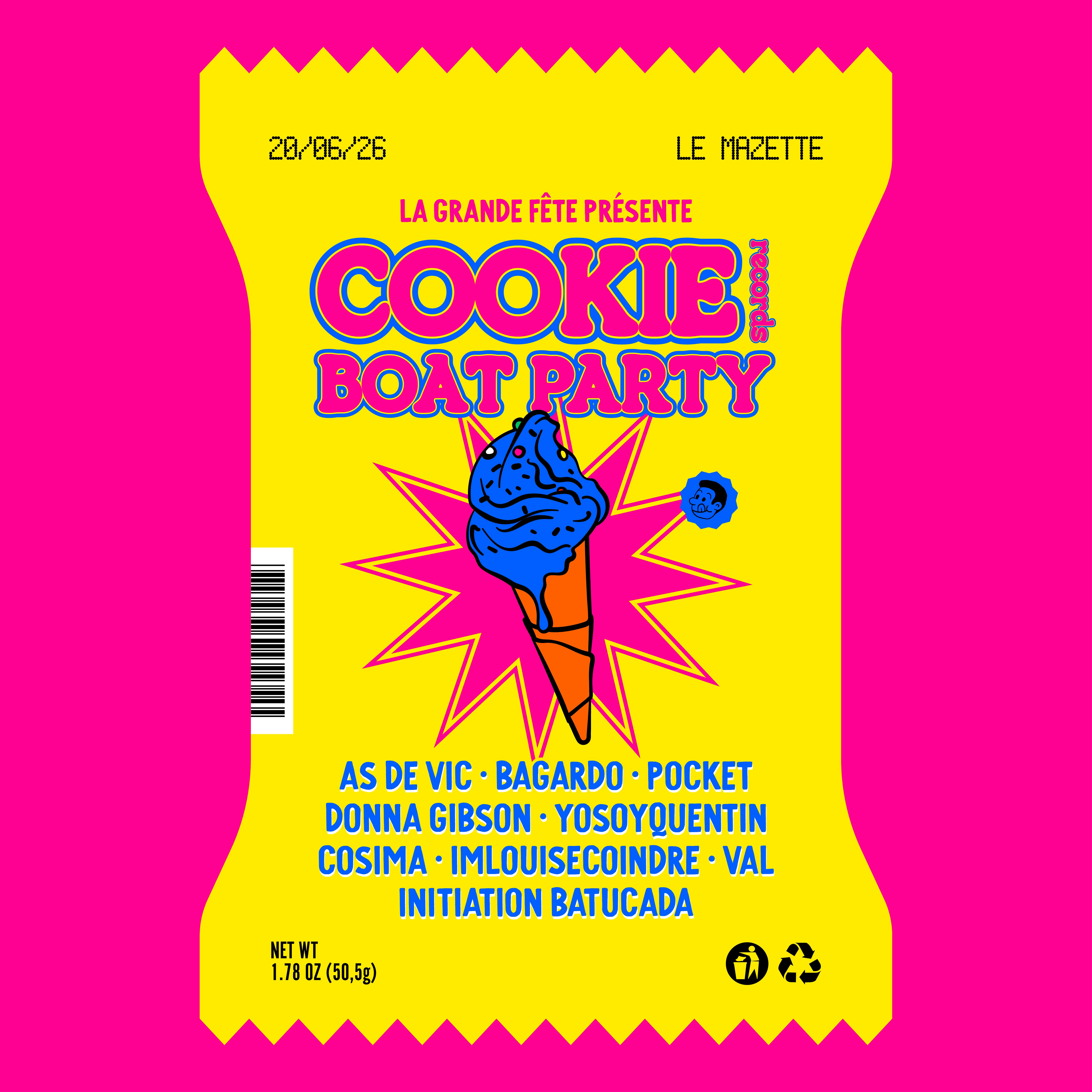 La Grande Fête présente Cookie Boat Party !