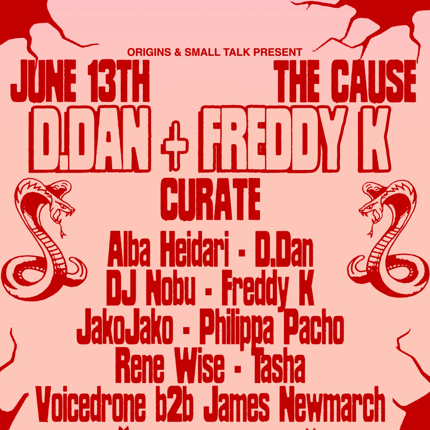 ⁠D.Dan & Freddy K curate w/ DJ Nobu, Philippa Pacho, JakoJako, Rene Wise + more - Day & Night