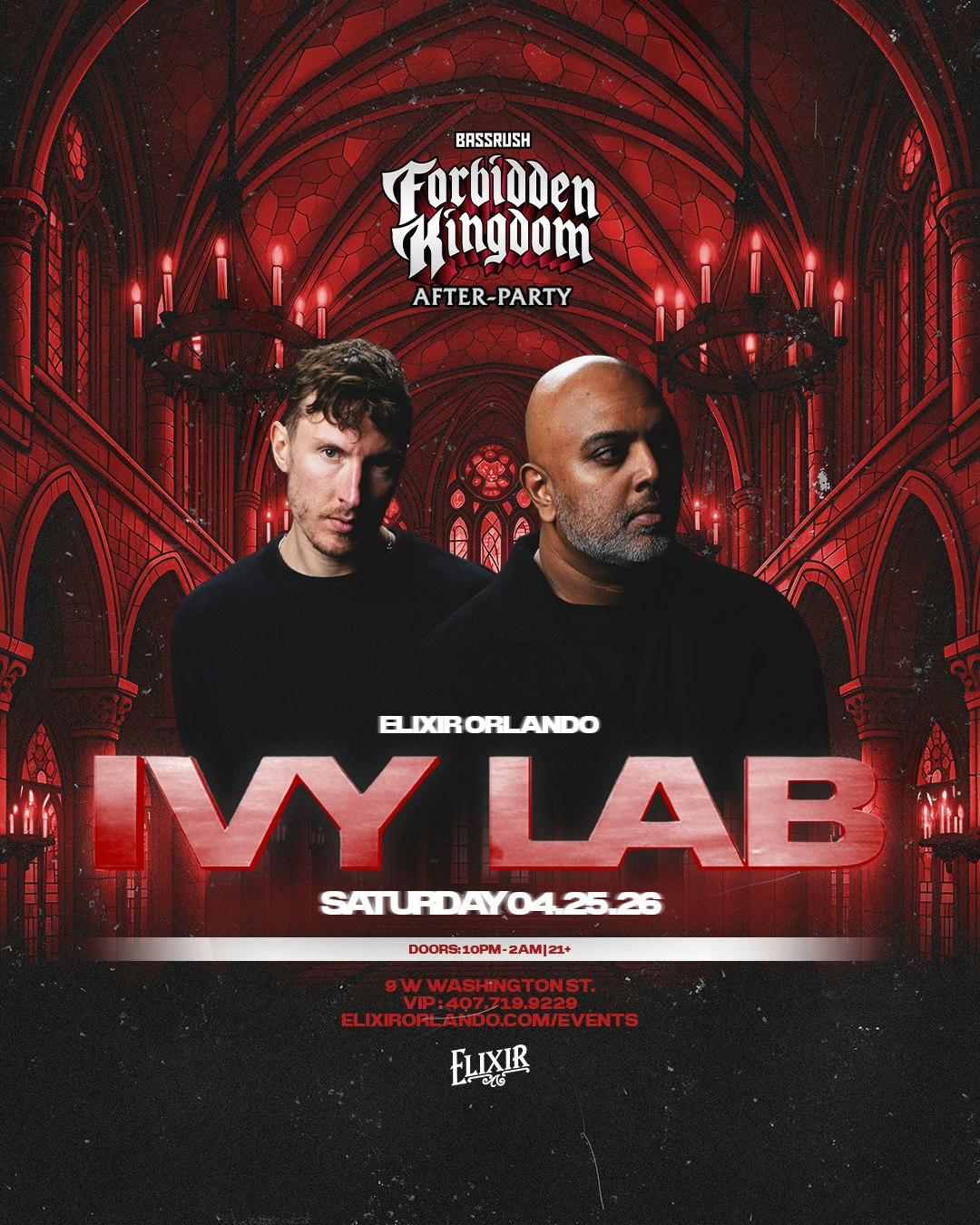 Forbidden Kingdom Afters ft. Ivy Lab Tickets | $30.71 | Apr 25 @ Elixir ...