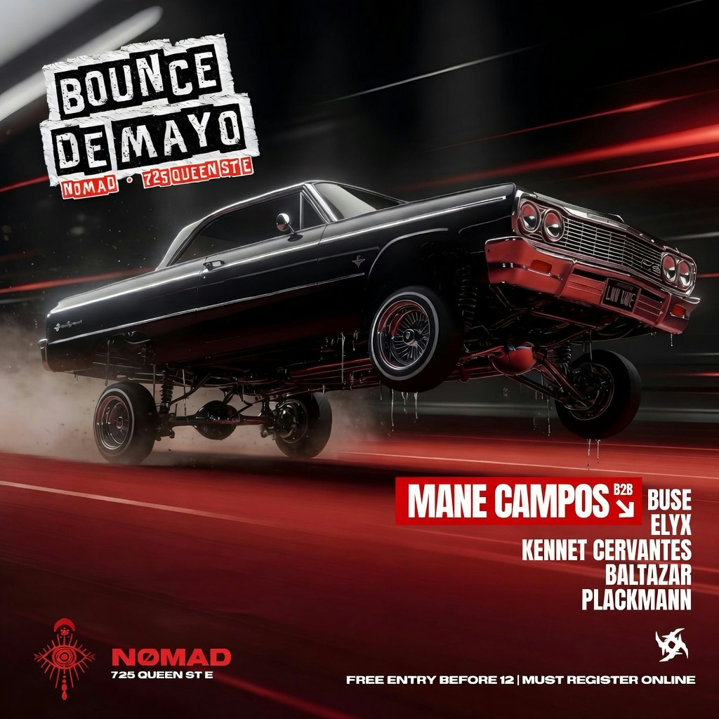 Bounce de Mayo: Mane Campos Tickets | From Free | May 2 @ NOMAD ...