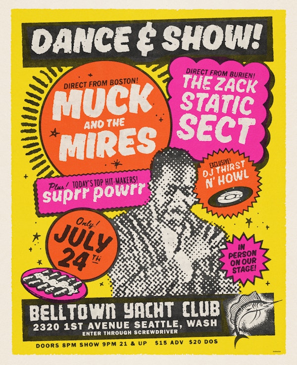 Muck & the Mires, The Zack Static Sect, super powrr
