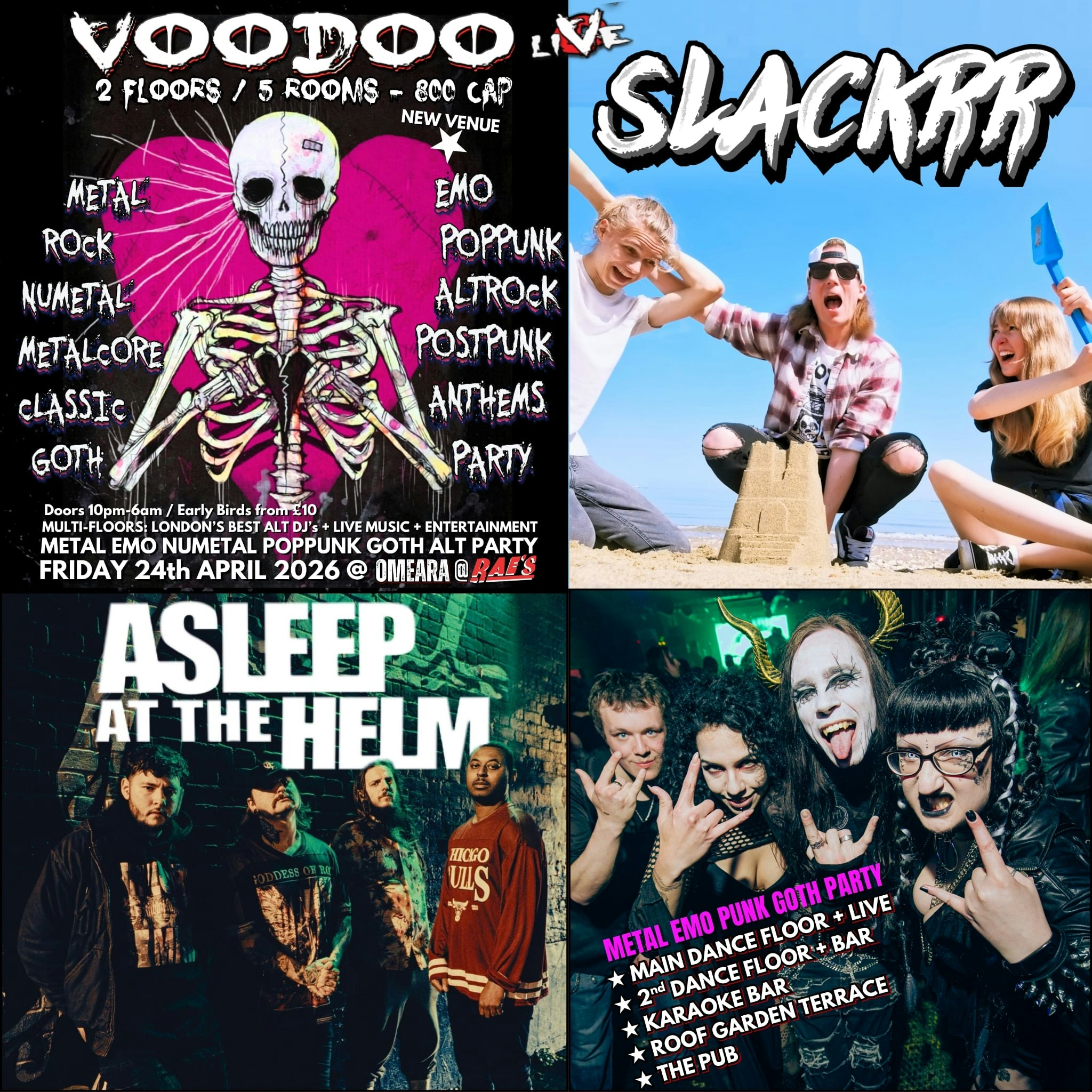 VoODOO★LoNDON <Metal Emo Punk Party> May' 2026 -ft