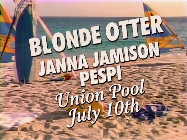 Blonde Otter • Janna Jamison • Pespi