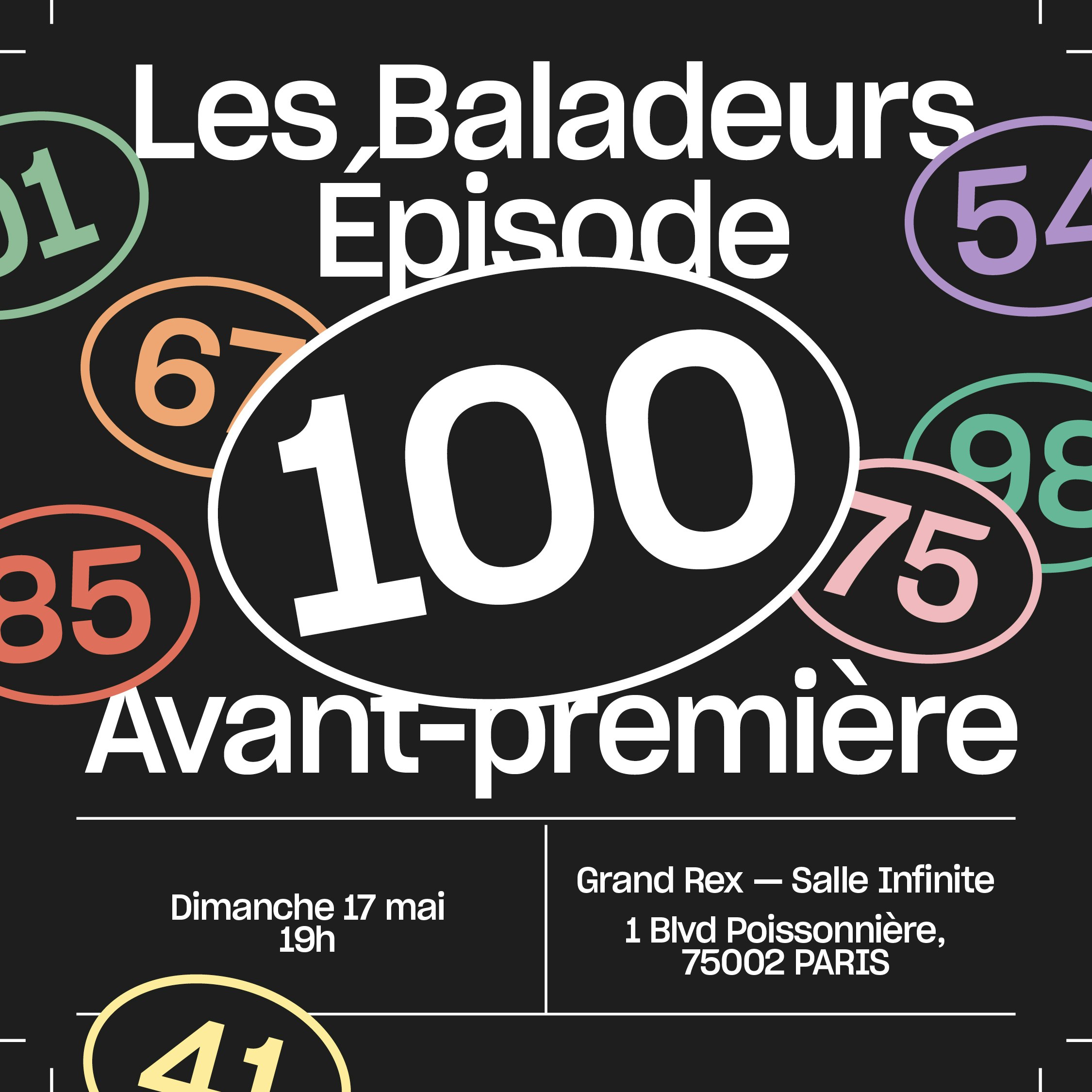 Le centième des Baladeurs : avant-première