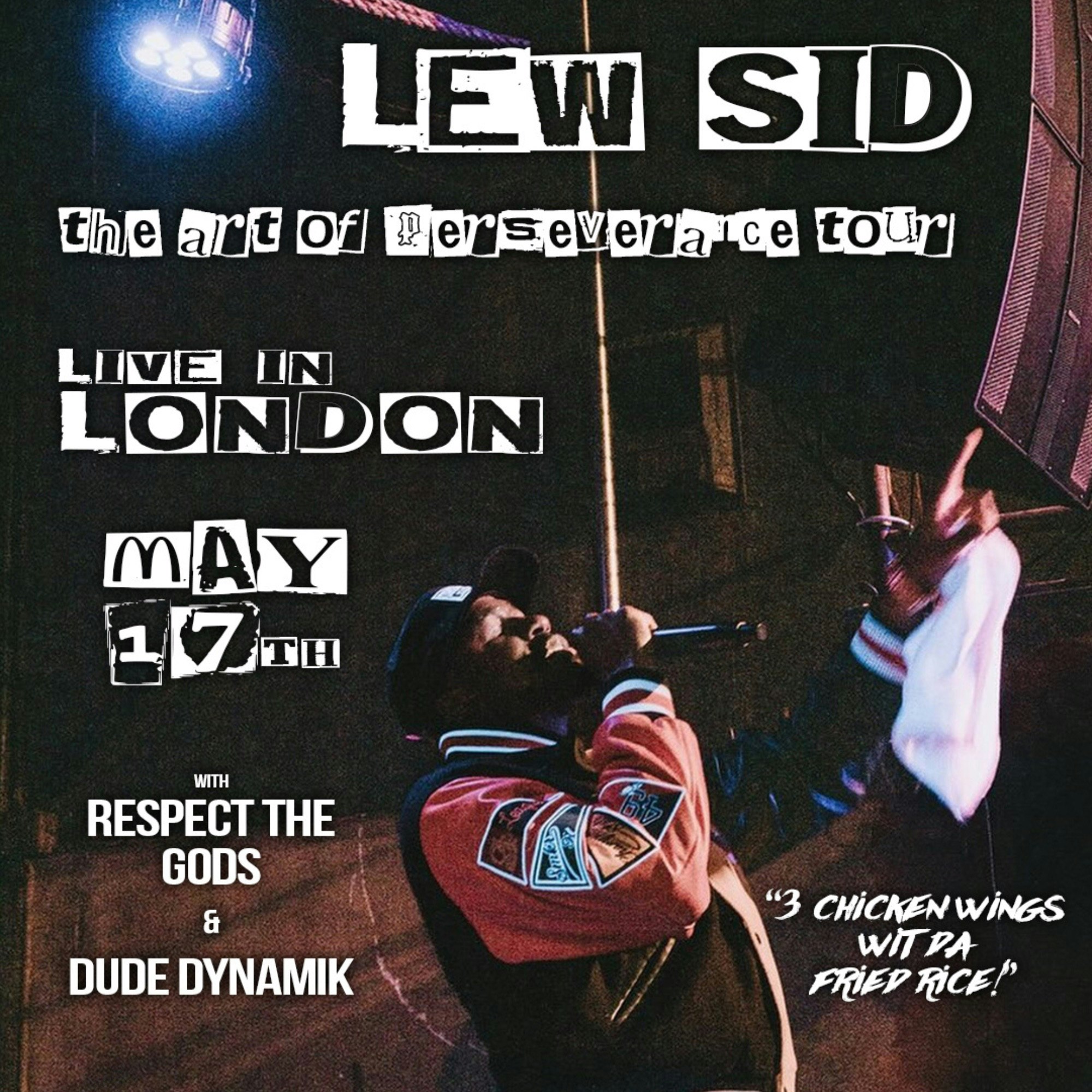 Lew Sid: THE ART OF PERSEVERANCE TOUR