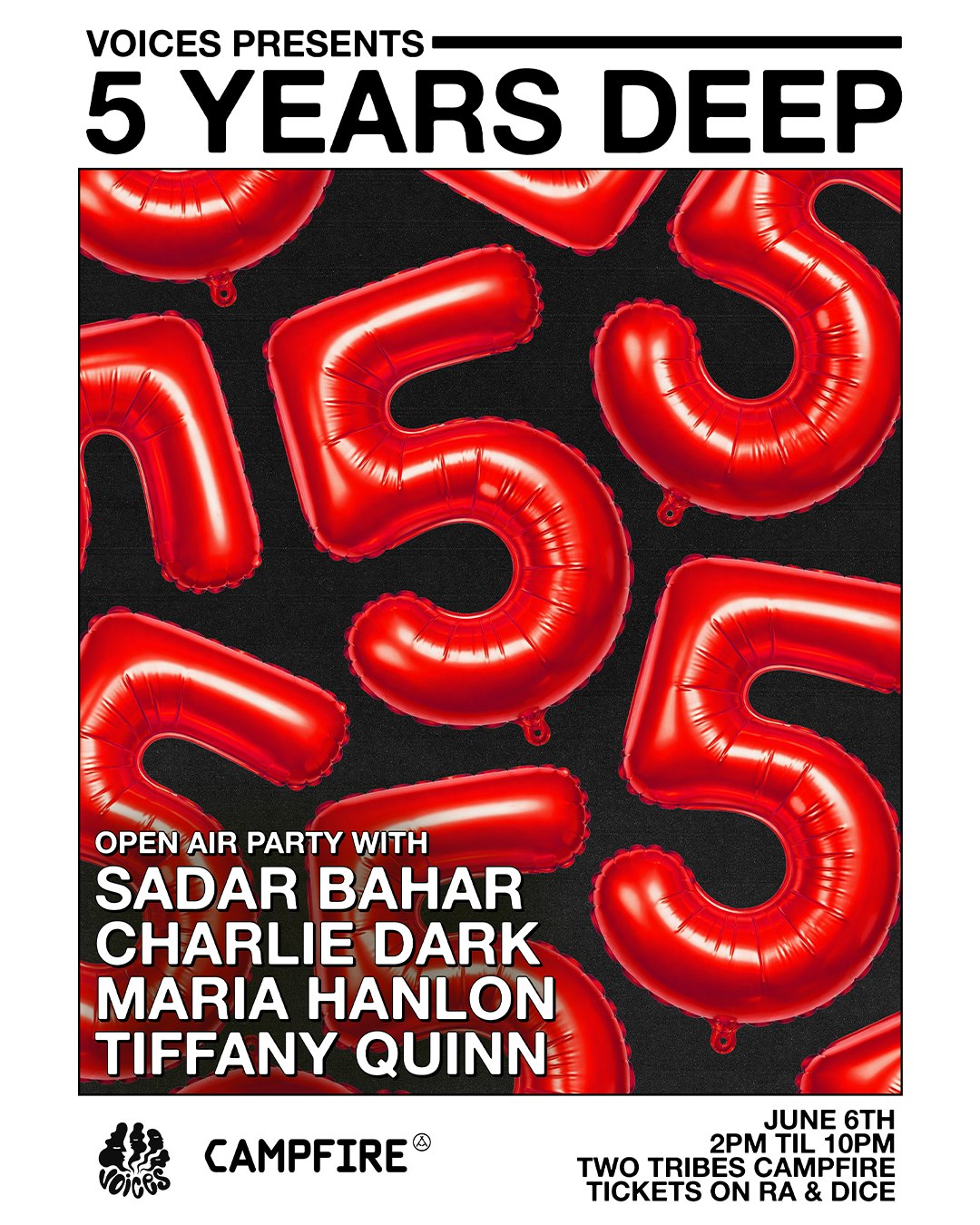 VOICES 5TH BIRTHDAY: FUNK/SOUL/DISCO W/SADAR BAHAR Tickets | From