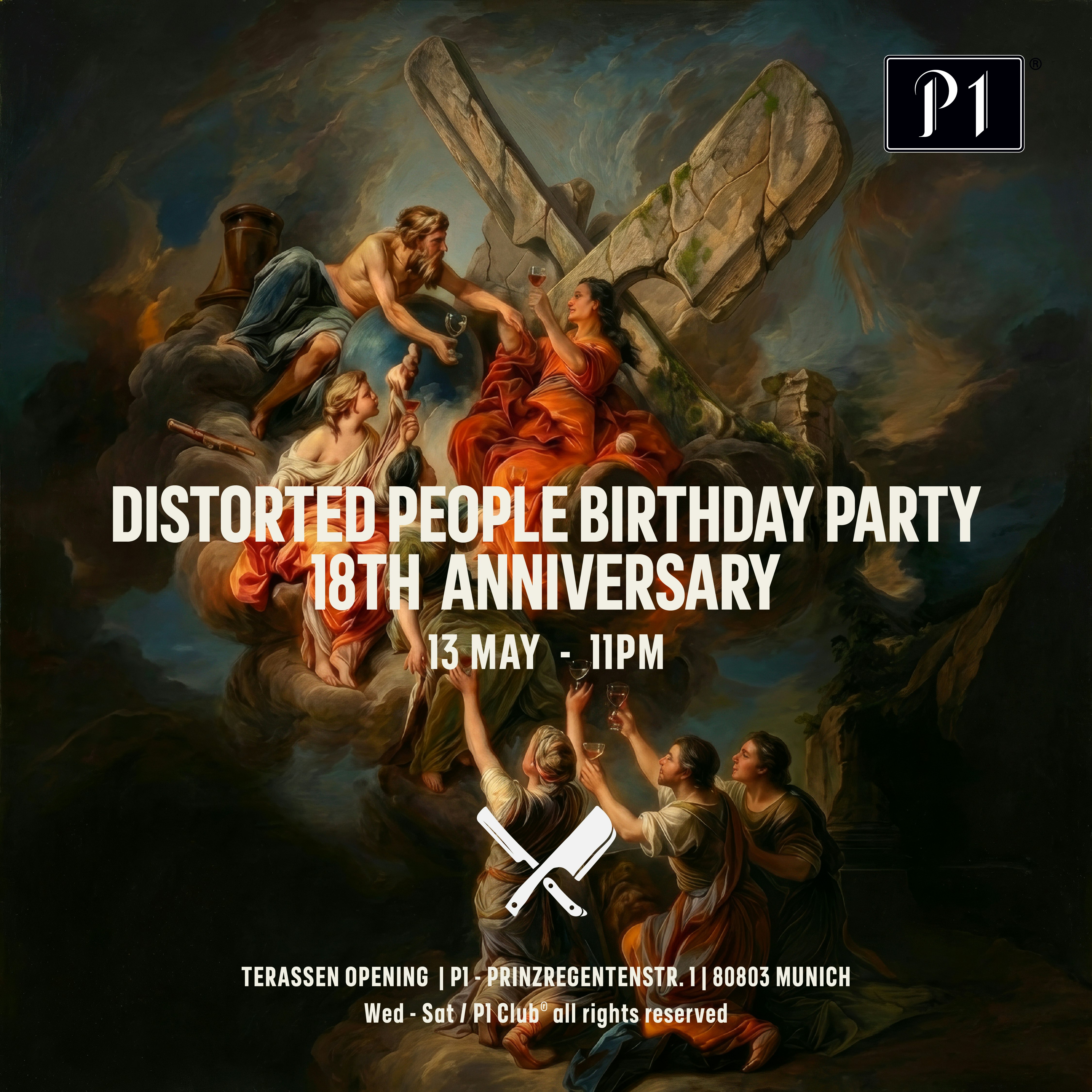 DISTORTED PEOPLE BIRTHDAY PARTY - Techno Party in München