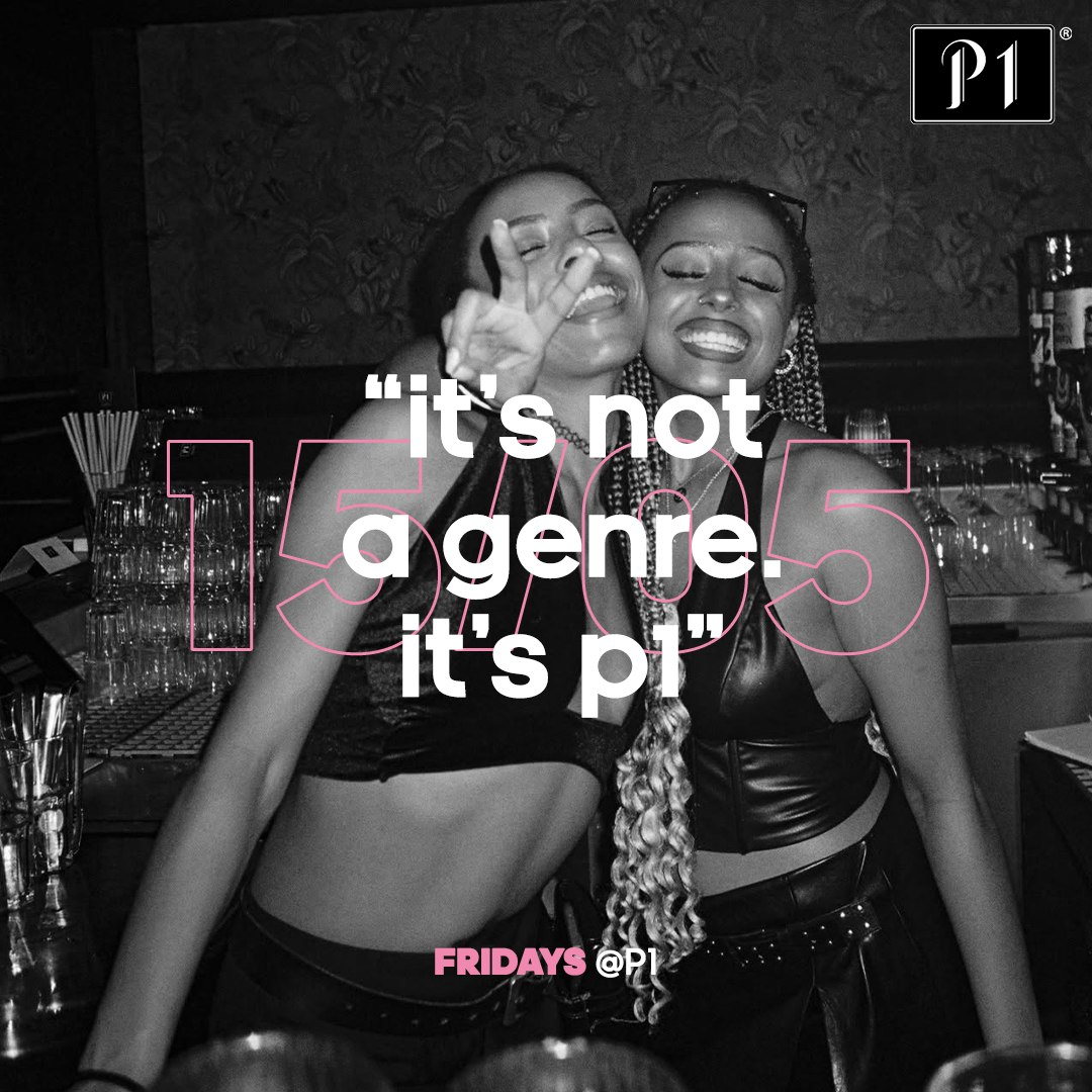 FR/15/05 - It's not a genre it's P1 - Techno-Party am Fr 15 Mai im P1 Club