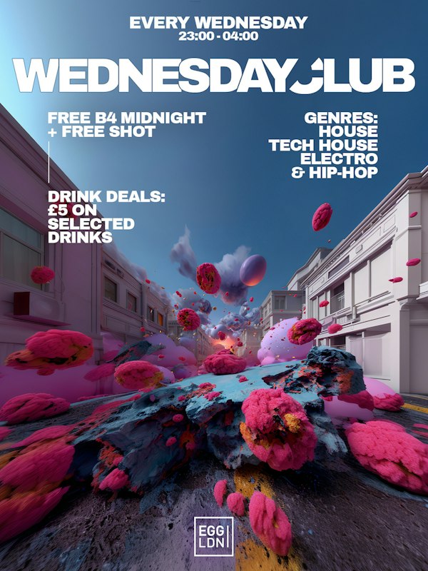 Wednesday Club: House, Electro and Hip Hop
