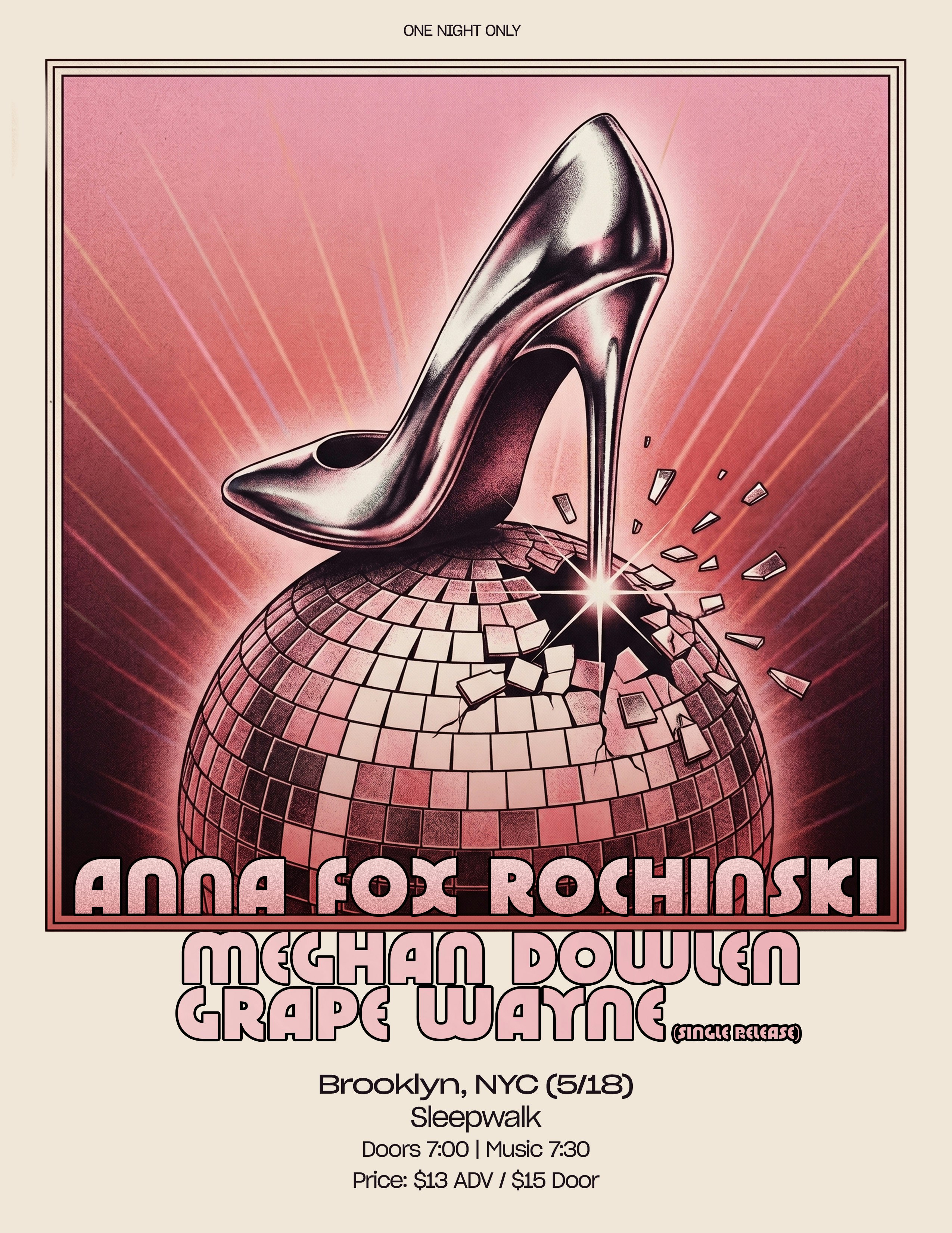 Anna Fox Rochinski, Meghan Dowlen, Grape Wayne (Single Release) Tickets ...