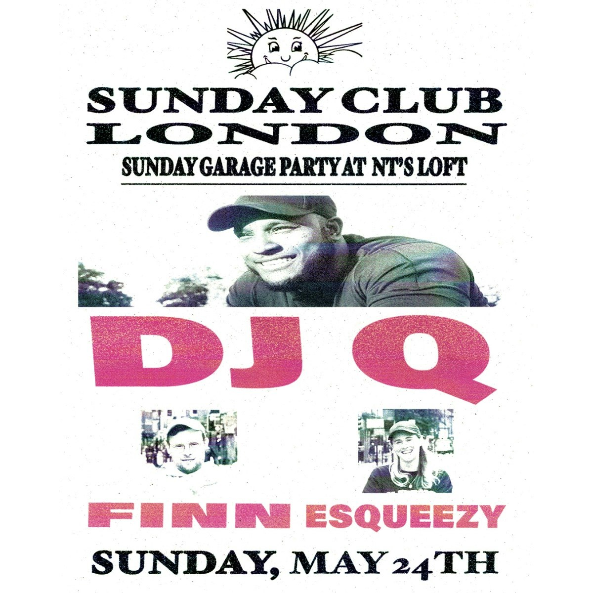 Sunday Club w/ DJ Q, Esqueezy & Finn