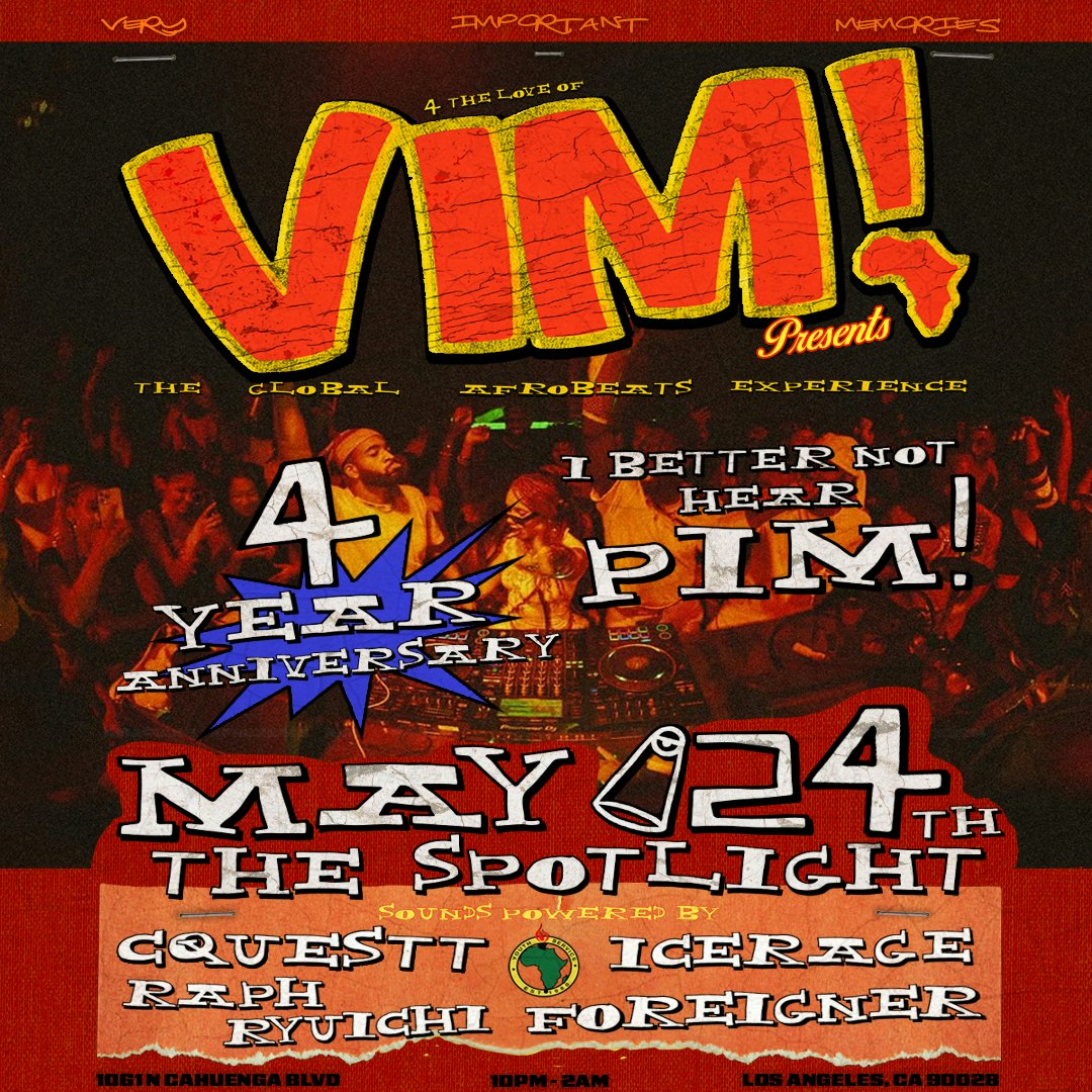 VIM! 4 year Anniversary