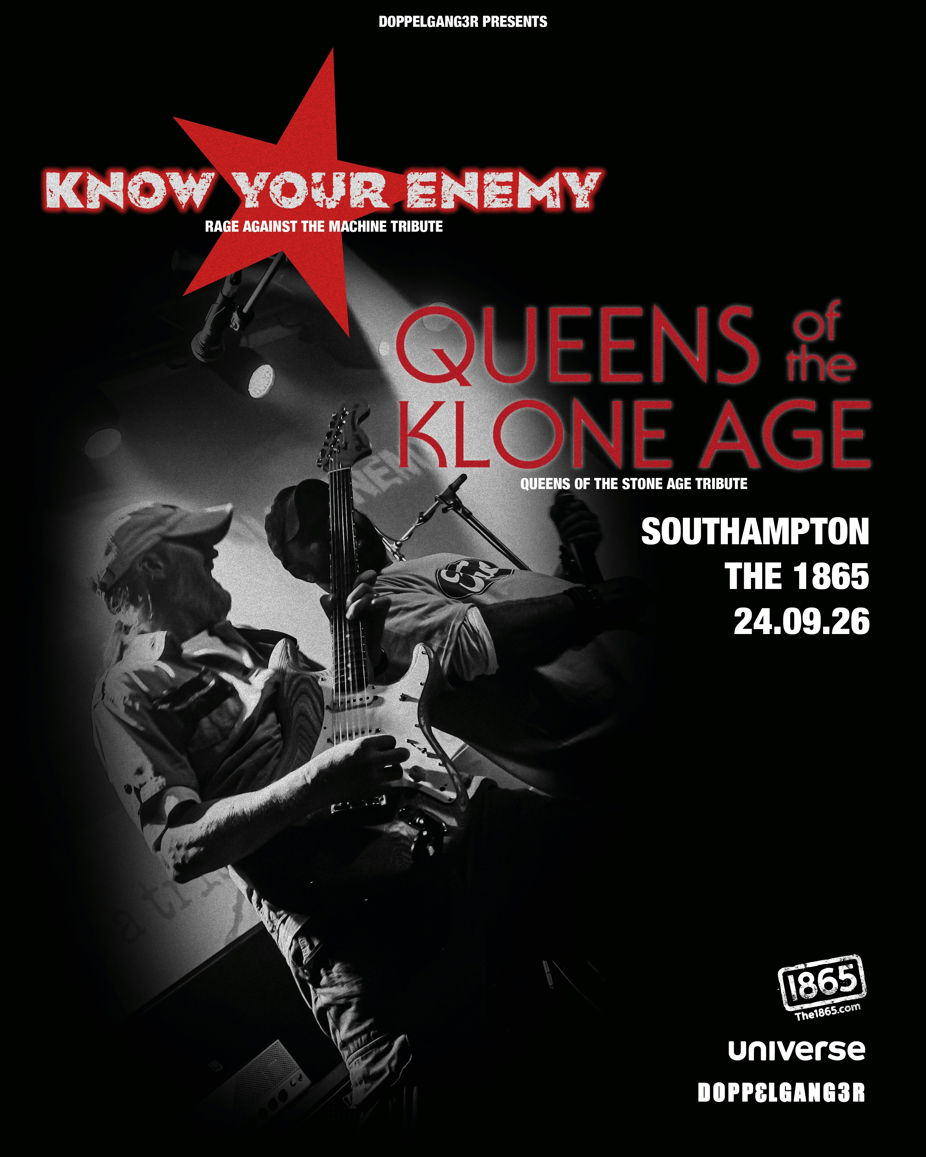 Know Your Enemy + Queens of the Klone Age at The 1865, Southampton