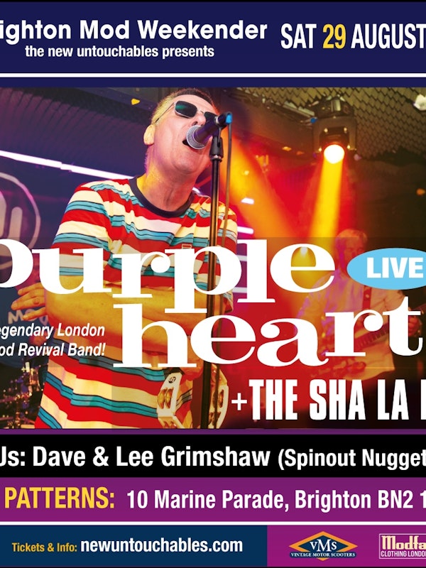 Mod Weekender: Purple Hearts