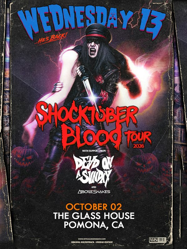 Wednesday 13 "Shocktober Blood Tour 2026"
