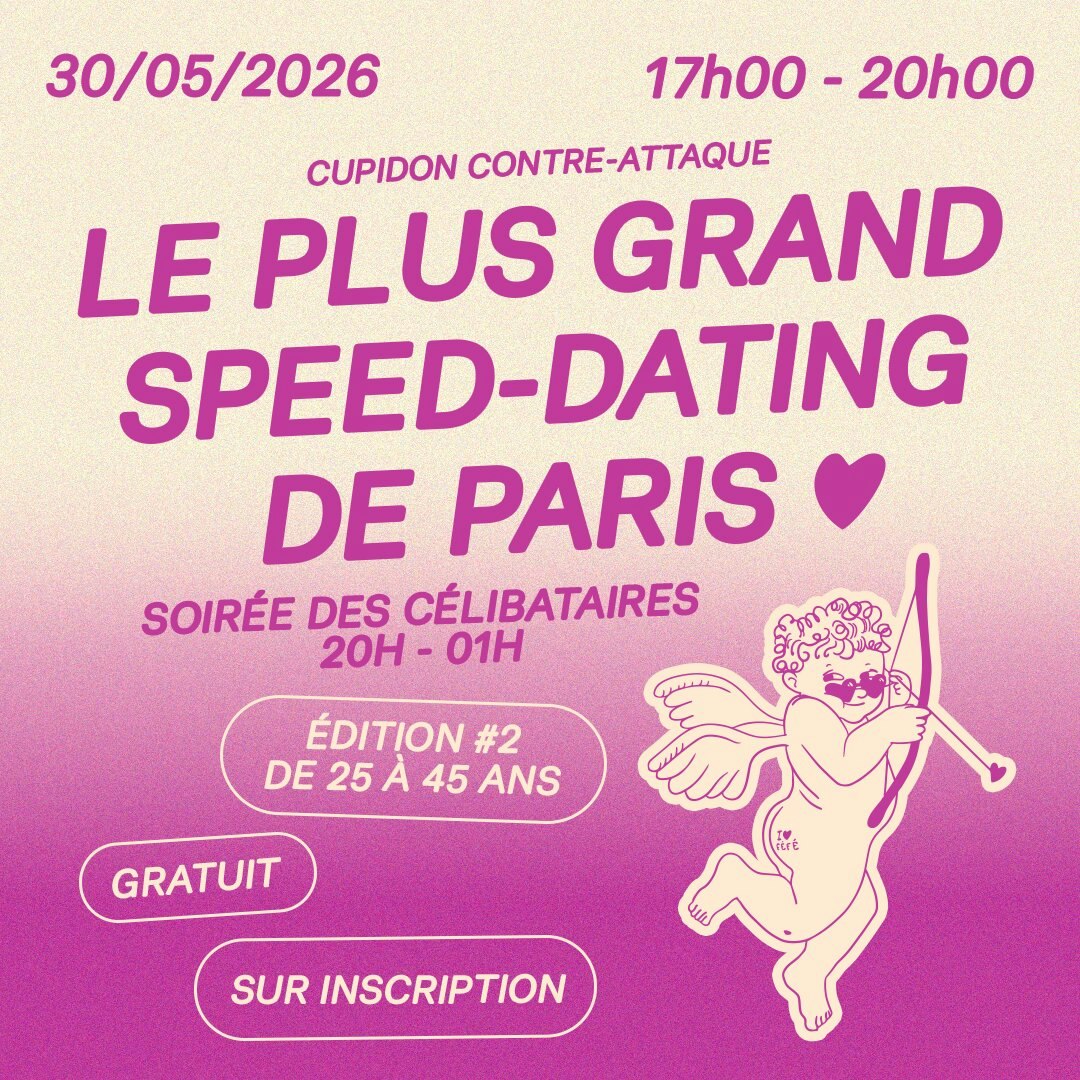 Le plus grand speed-dating de Paris & Soirée des célibataires