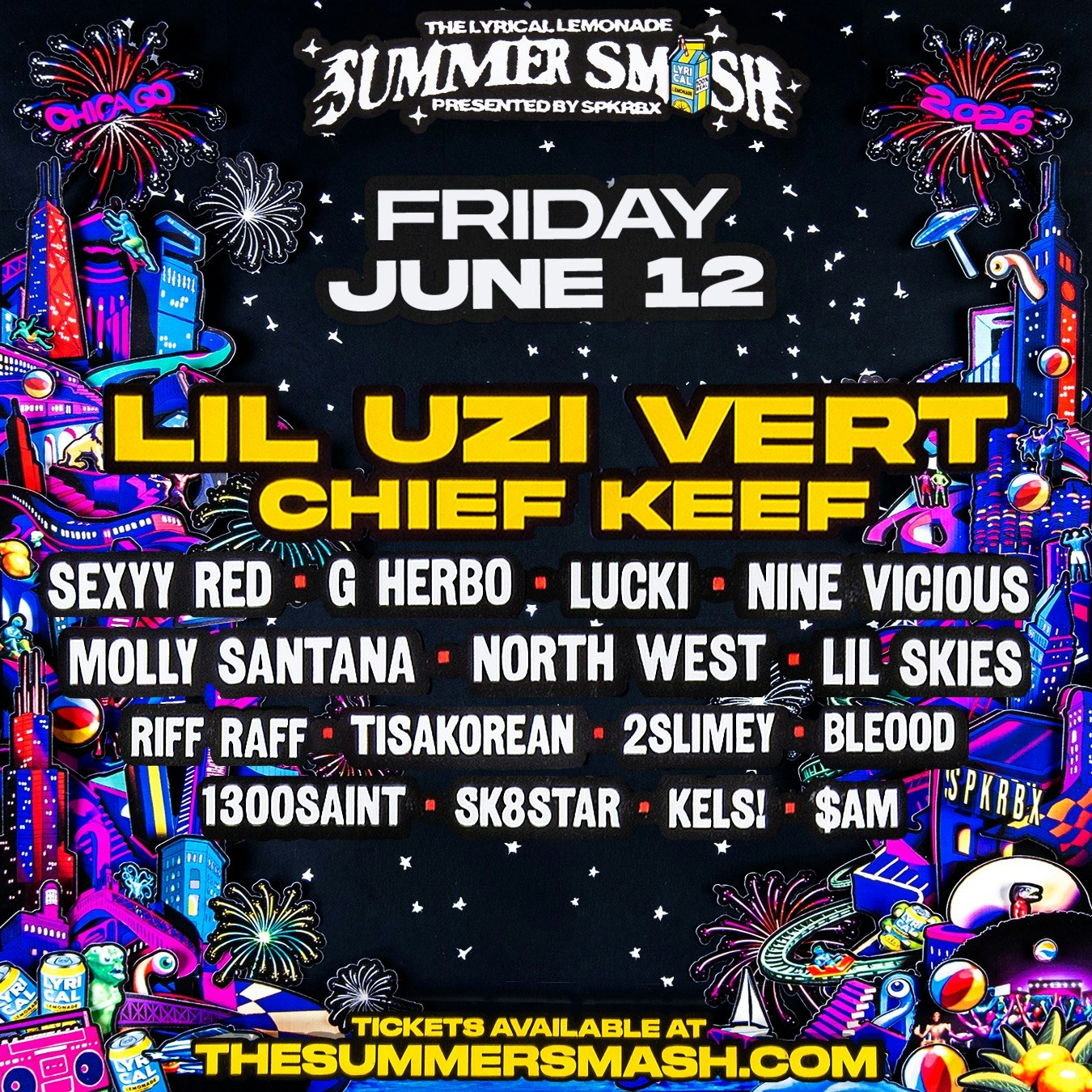 The Lyrical Lemonade Summer Smash 2026 - Friday Tickets | From