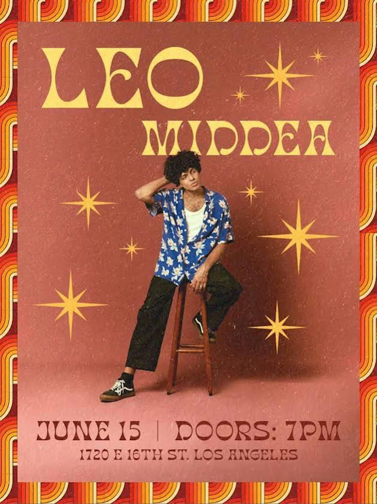 Leo Middea Tickets | $32.96 | 15 Jun @ 1720, Los Angeles | DICE