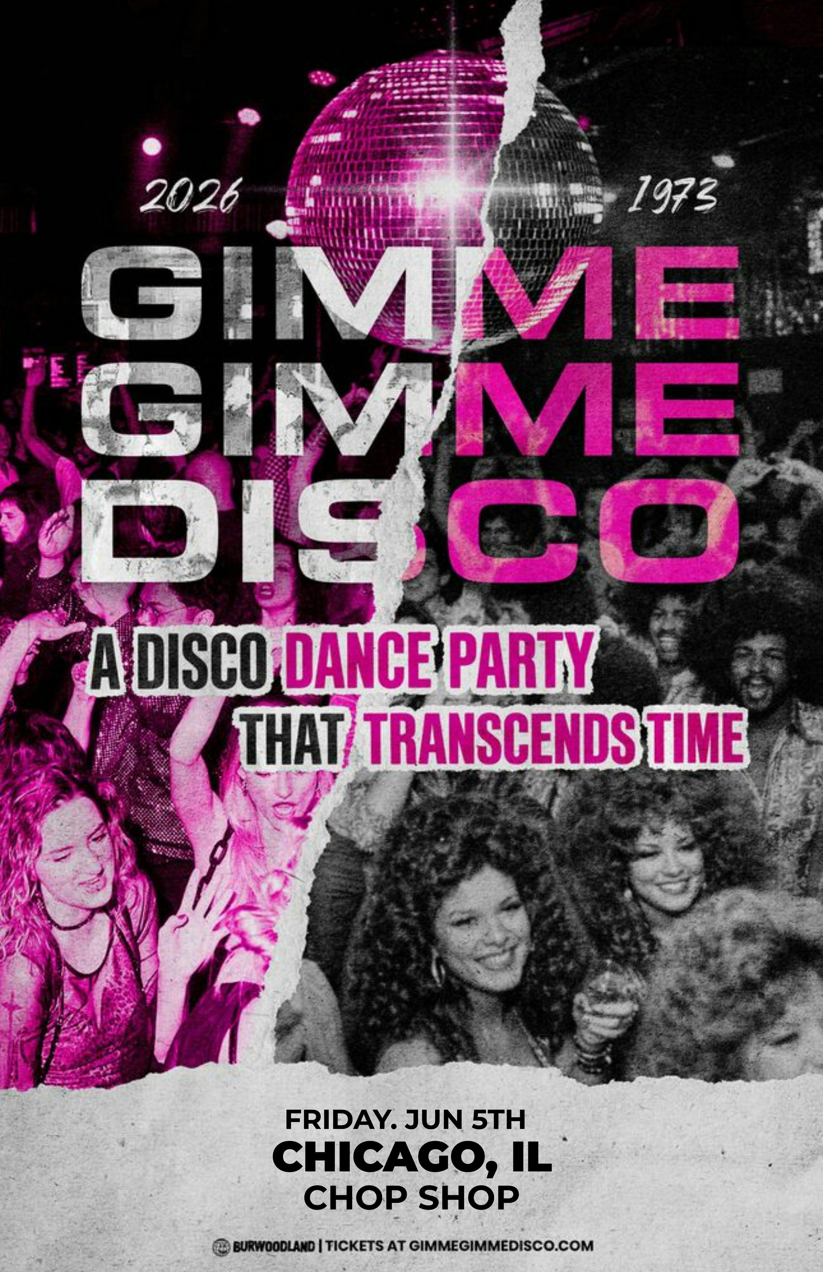 Take the Music to the Party Disco 7インチ Gimme Gimme Disco ☆ Fine Line - First Avenue