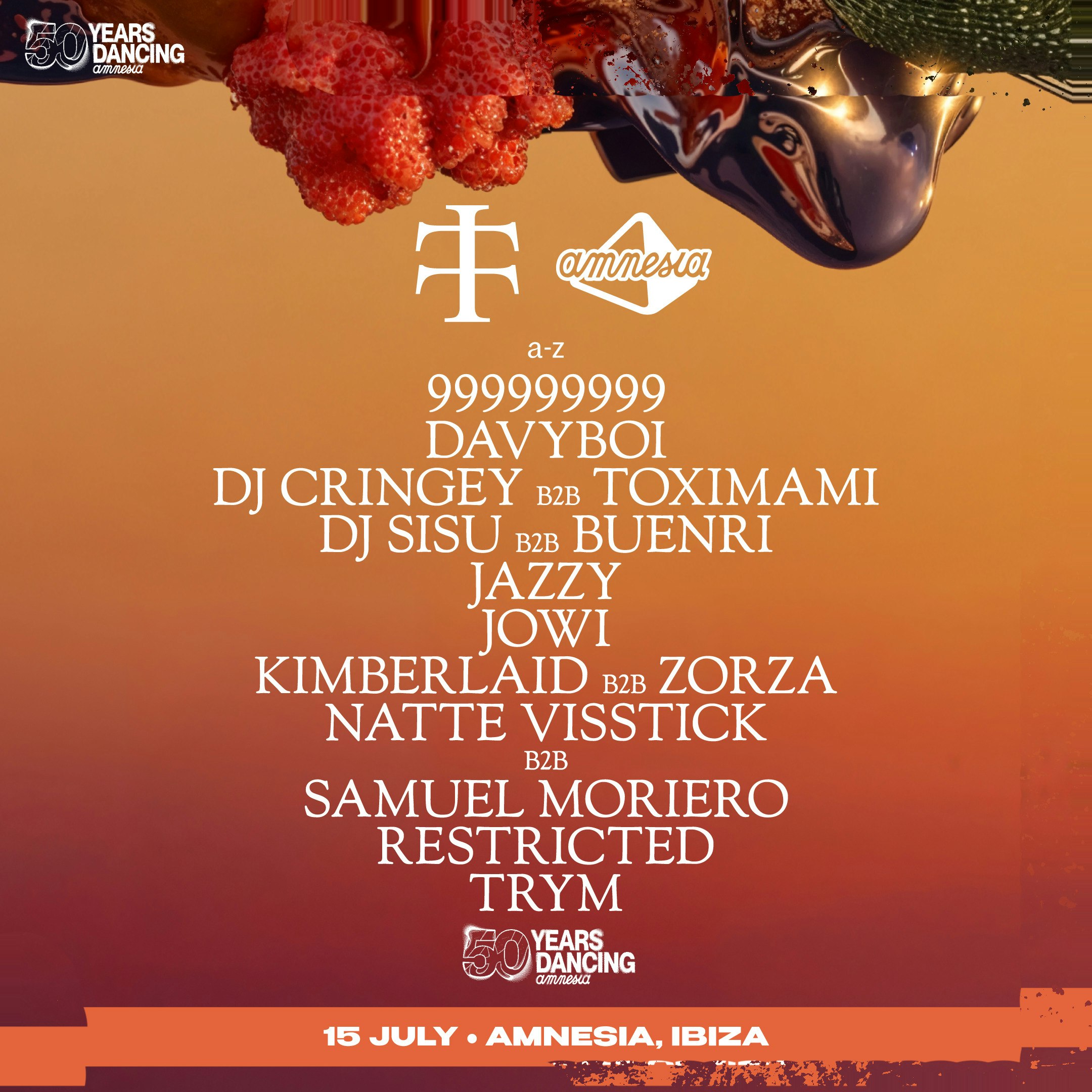 Teletech Tickets | €60 | Jul 15 @ Amnesia Ibiza, Ibiza | DICE