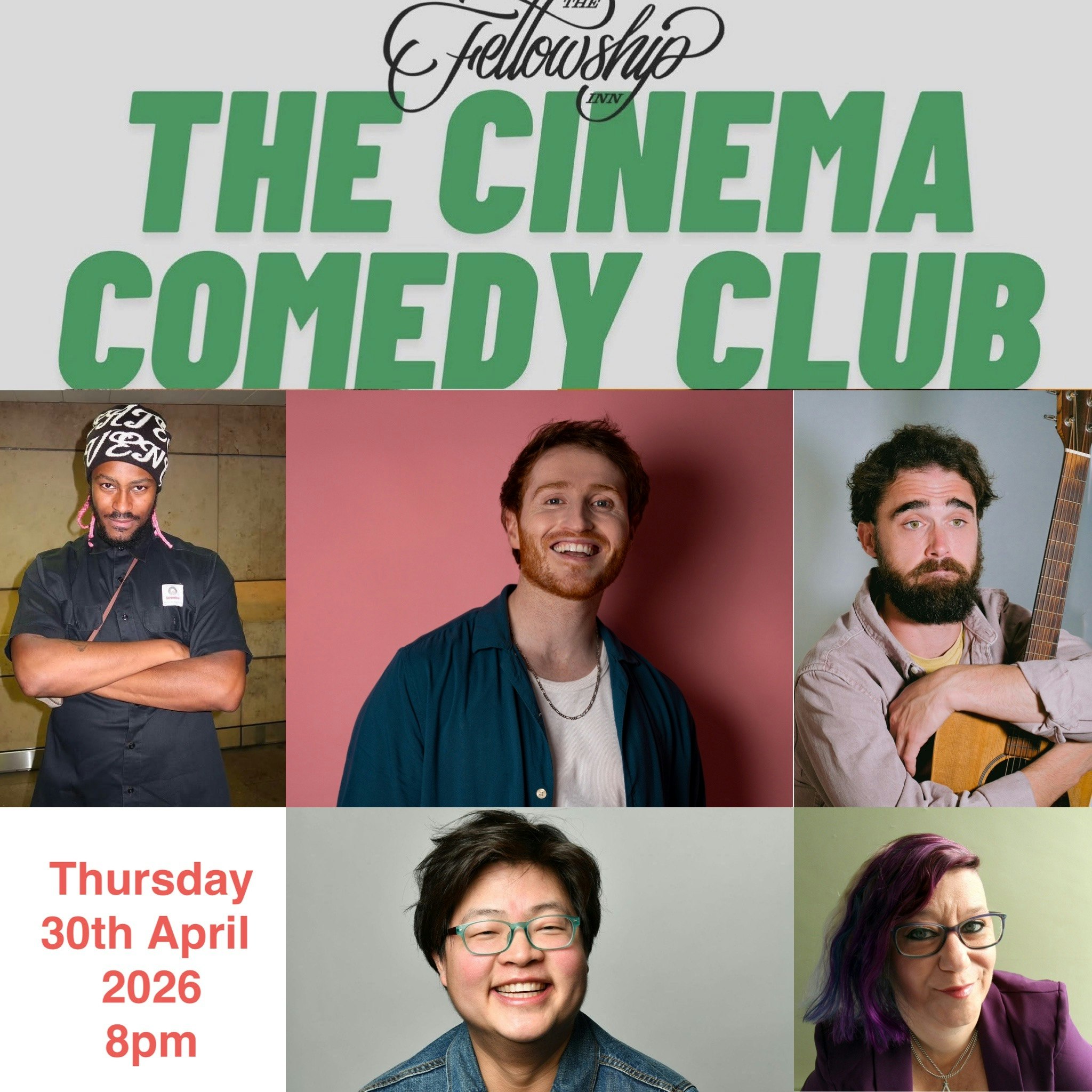 Cinema Comedy @ The Fellowship : ALI WOODS & more
